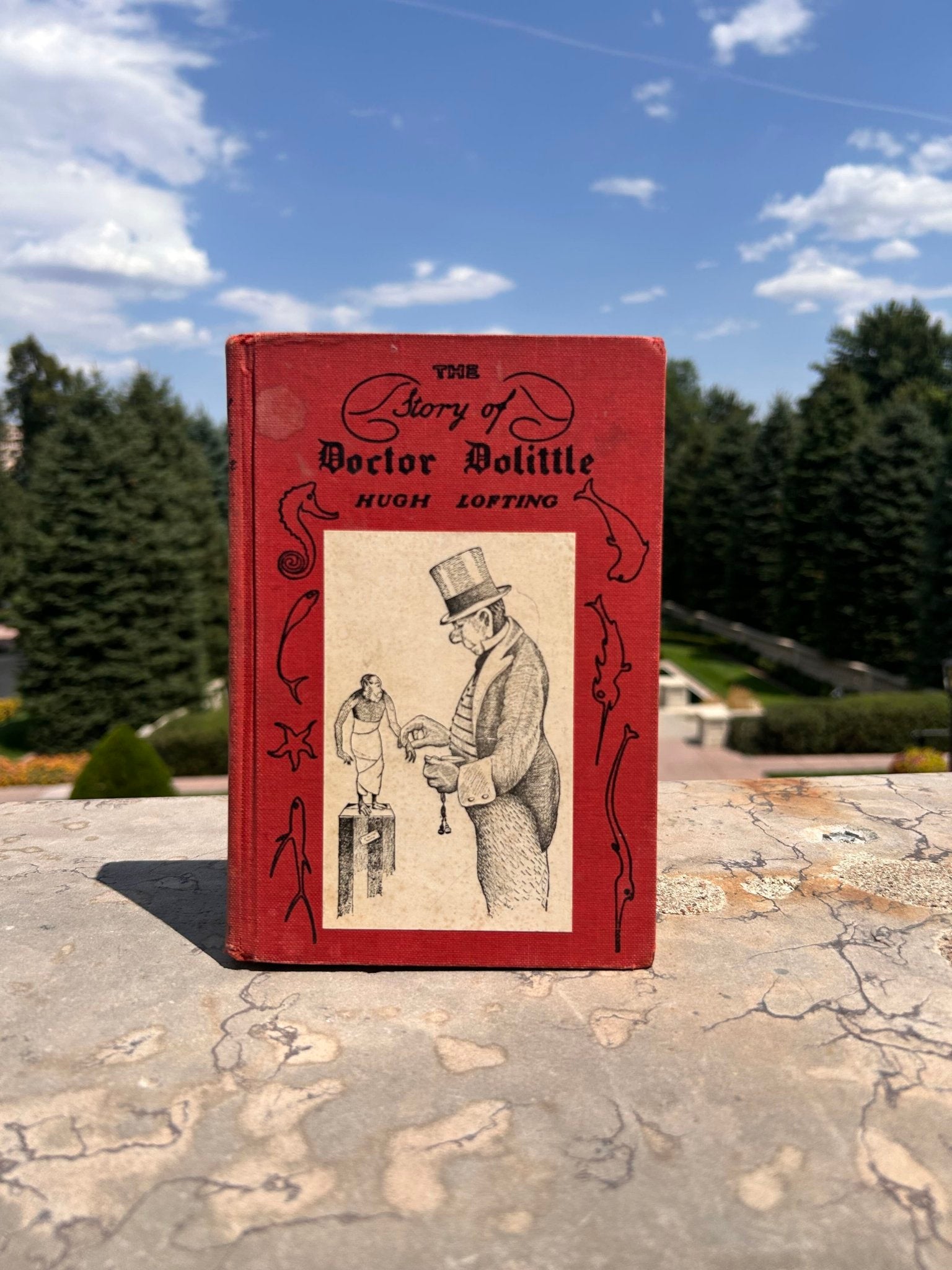 The Story of Doctor Doolittle by Hugh Lofting, Illustrated, First Edition, Later Printing, 1948 - The Great Republic