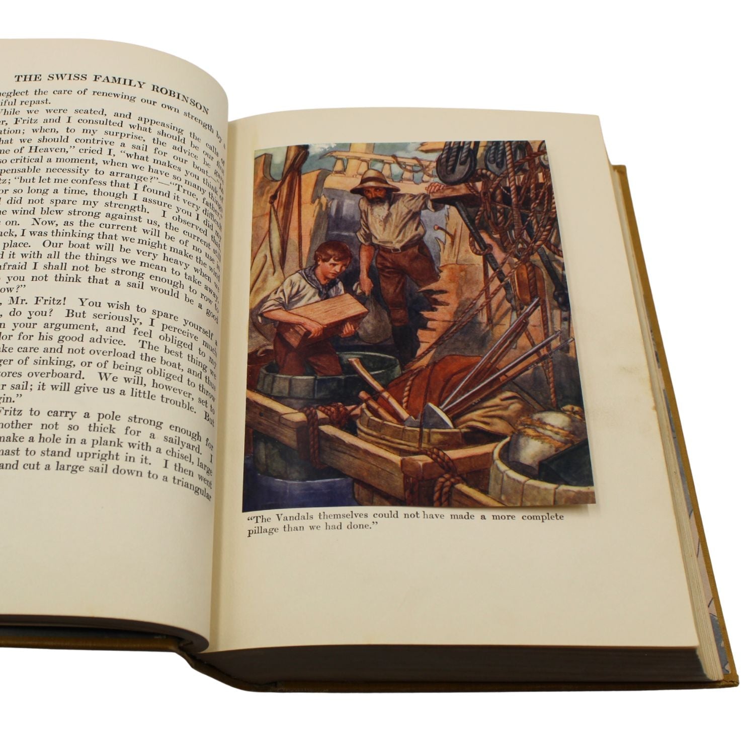 The Swiss Family Robinson by Johann David Wyss, Illustrated by T. H. Robinson, [n.d.] - The Great Republic