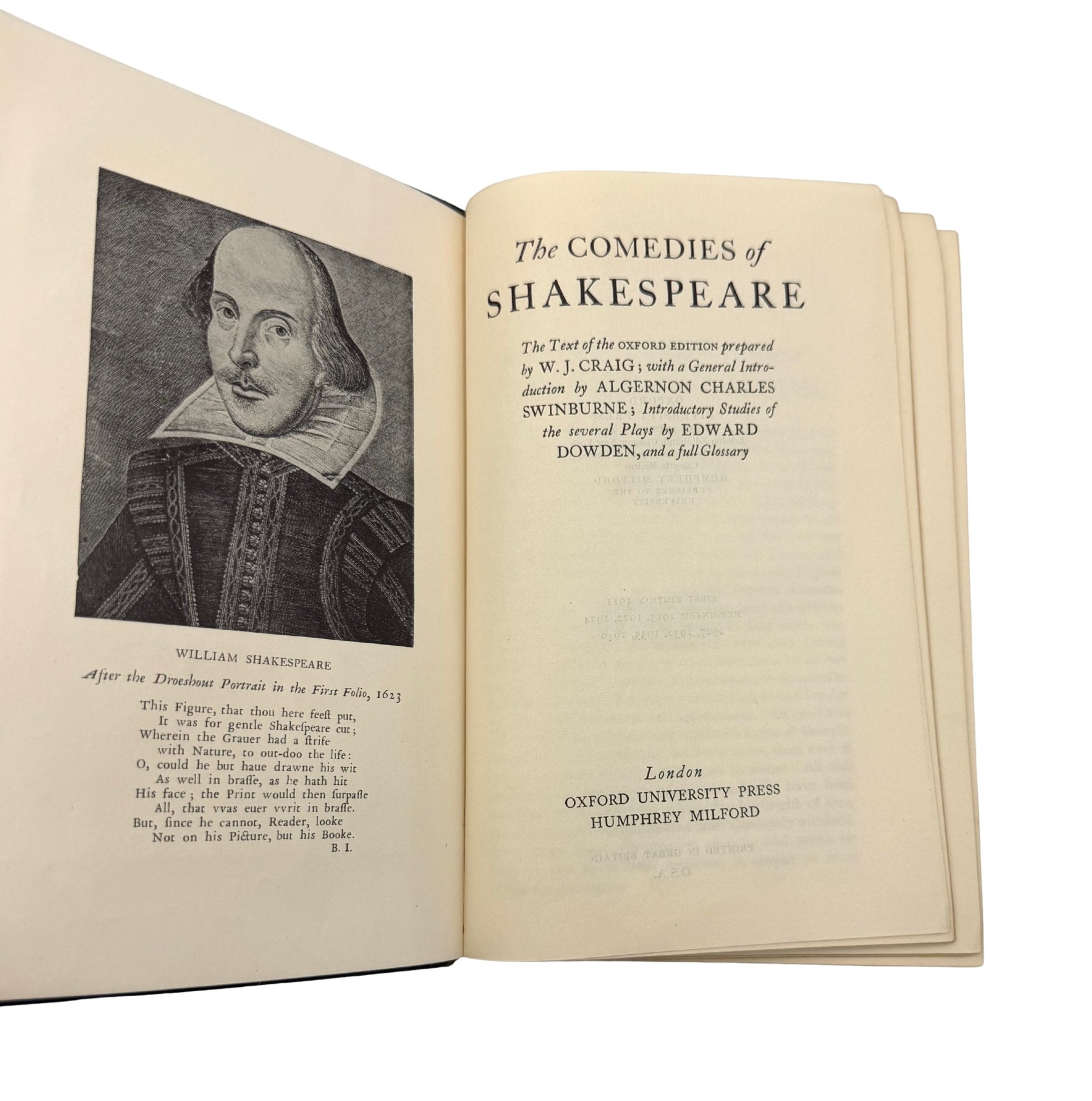 The Tragedies, Comedies, Histories and Poems of William Shakespeare, Three Volume Set, 1939-41, Wartime Presentation Copy from Her Royal Highness Princess Elizabeth, Gifted May 21, 1943 - The Great Republic