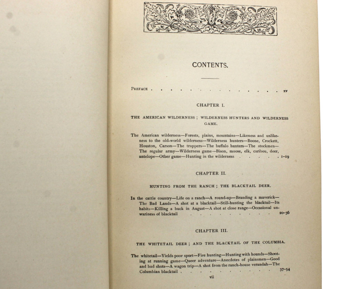 The Wilderness Hunter by Theodore Roosevelt, 1893 - The Great Republic
