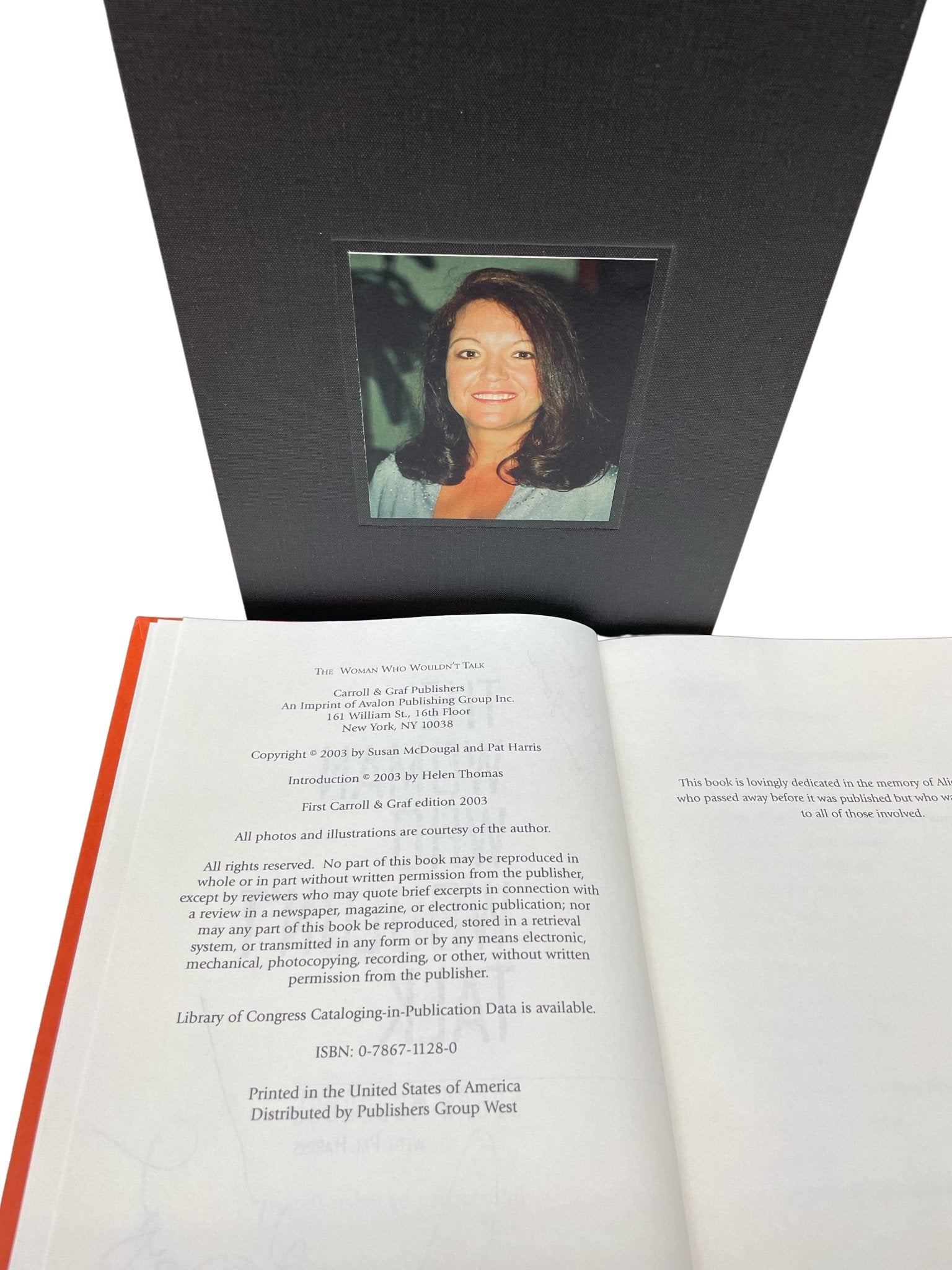 The Woman Who Wouldn't Talk, Signed by Susan McDougal, First Edition, 2003 - The Great Republic