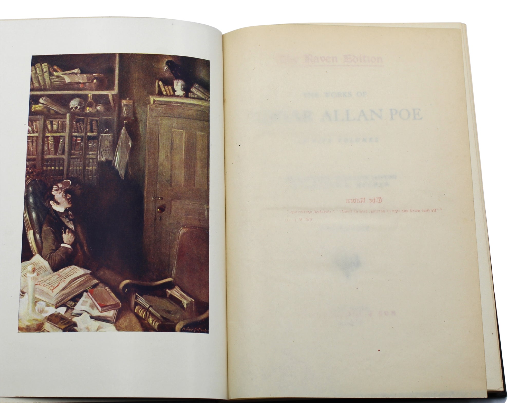 The Works of Edgar Allen Poe, Raven Edition, Five Volume Set, 1904 - The Great Republic