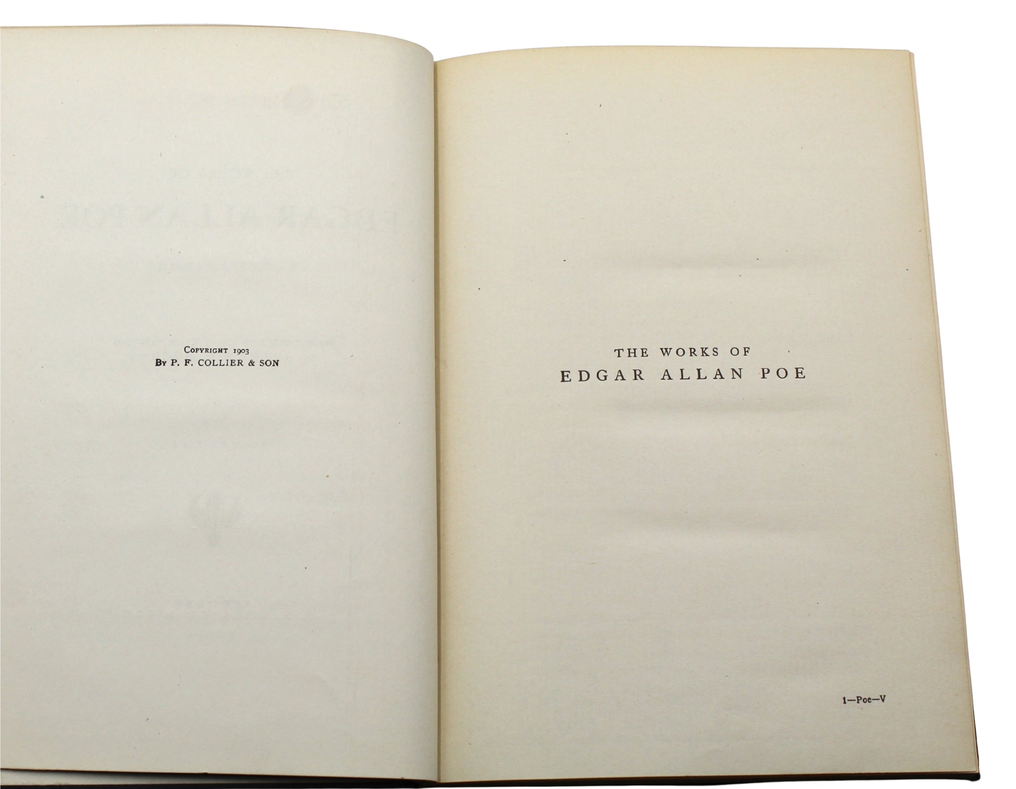 The Works of Edgar Allen Poe, Raven Edition, Five Volume Set, 1904 - The Great Republic