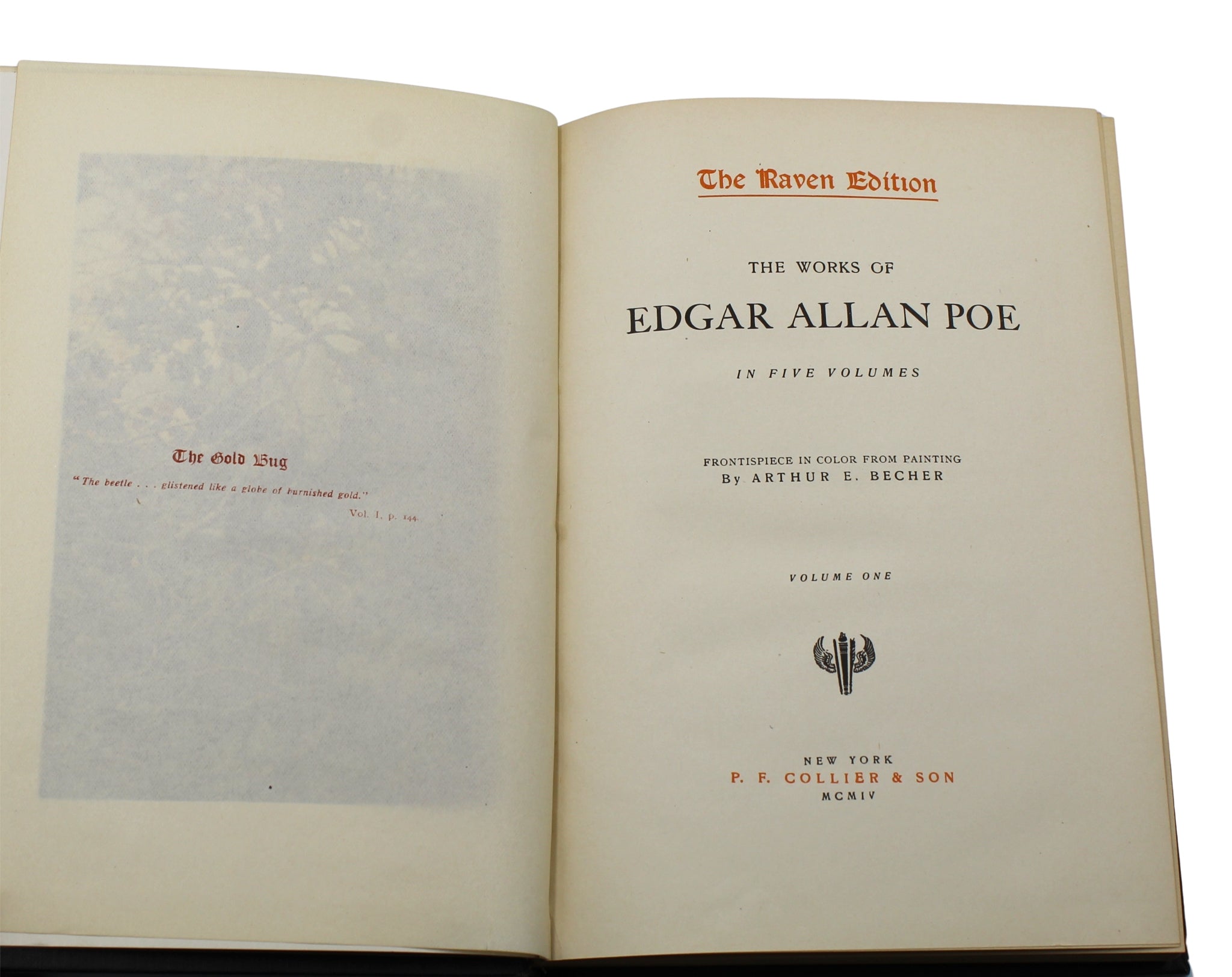 The Works of Edgar Allen Poe, Raven Edition, Five Volume Set, 1904 - The Great Republic