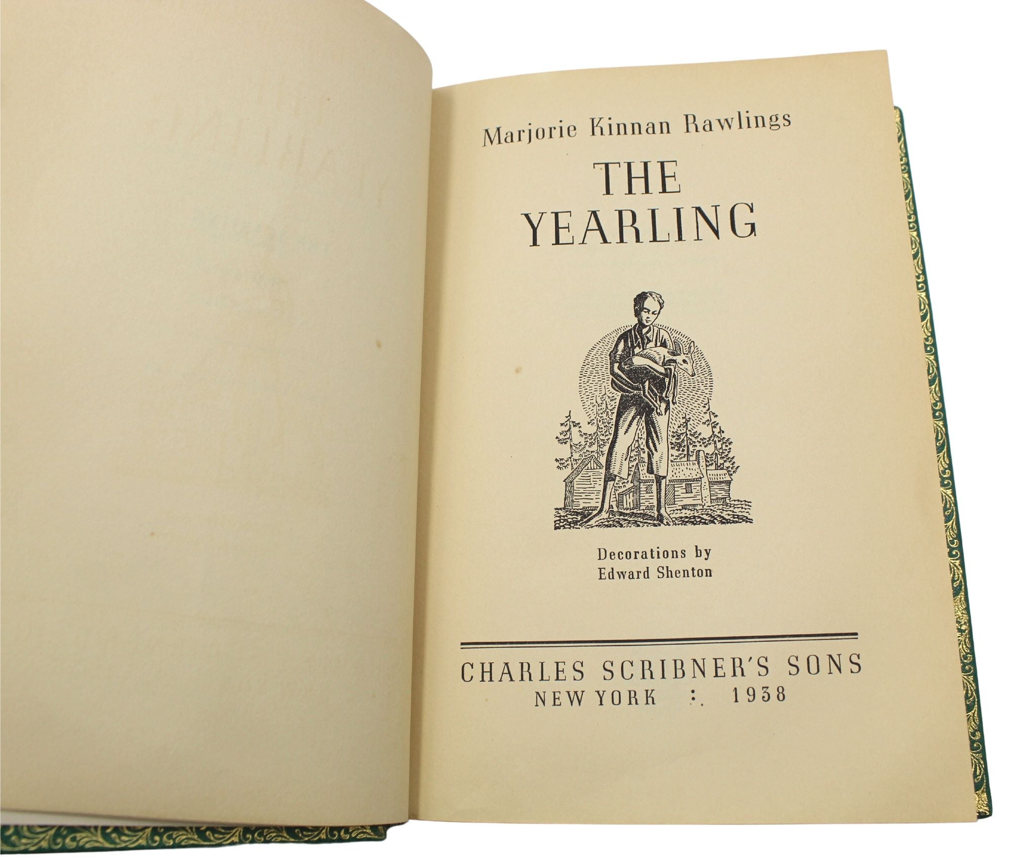 The Yearling by Marjorie Kinnan Rawlings, First Edition, 1938 - The Great Republic