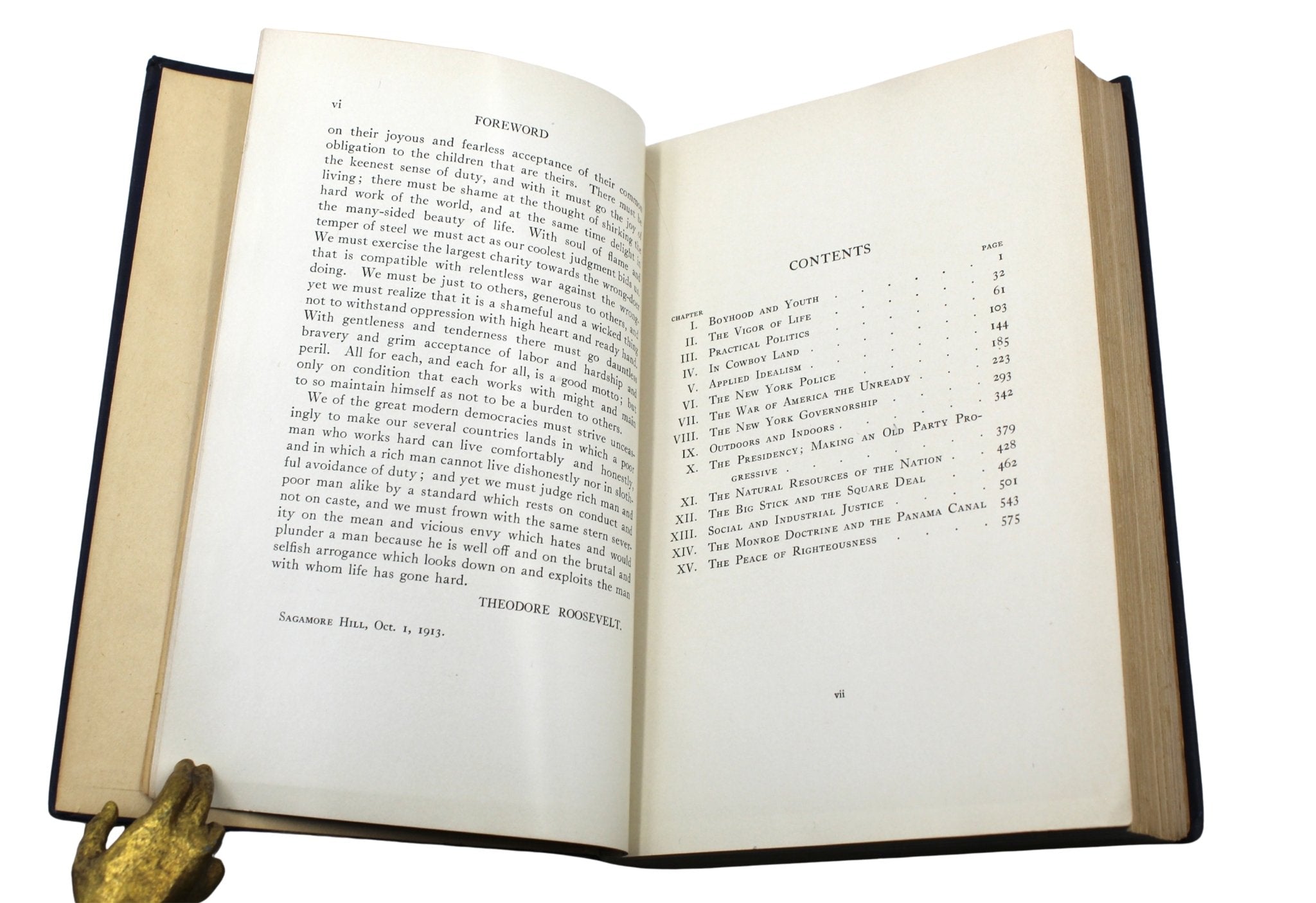 Theodore Roosevelt: An Autobiography by Theodore Roosevelt, First Edition, 1913 - The Great Republic