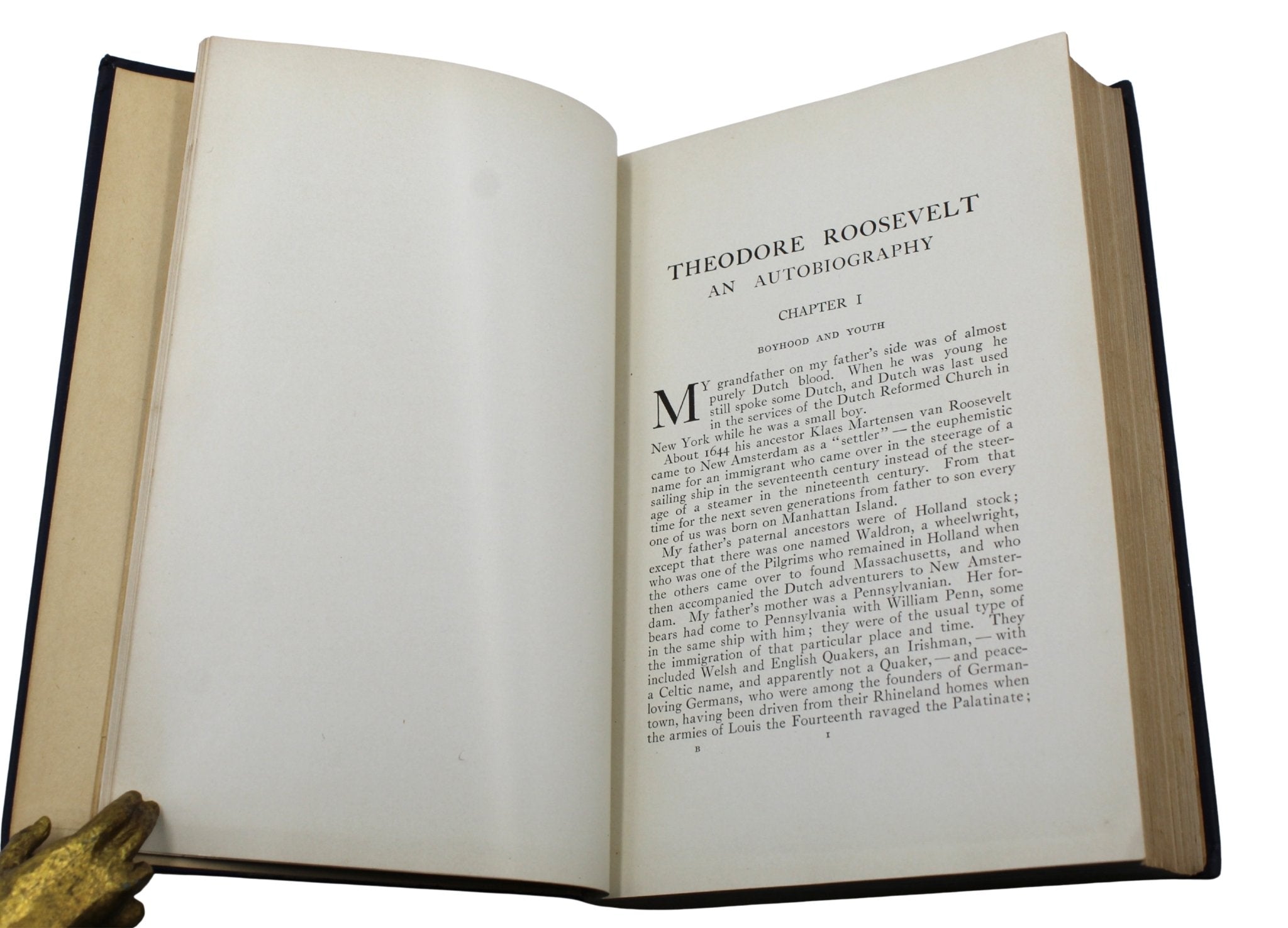Theodore Roosevelt: An Autobiography by Theodore Roosevelt, First Edition, 1913 - The Great Republic