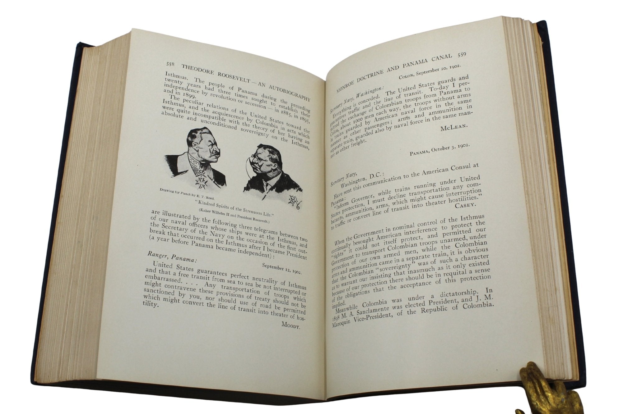 Theodore Roosevelt: An Autobiography by Theodore Roosevelt, First Edition, 1913 - The Great Republic