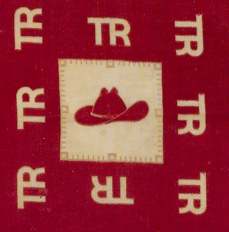 Theodore Roosevelt "Hat in the Ring" Bandana, 1912 - The Great Republic