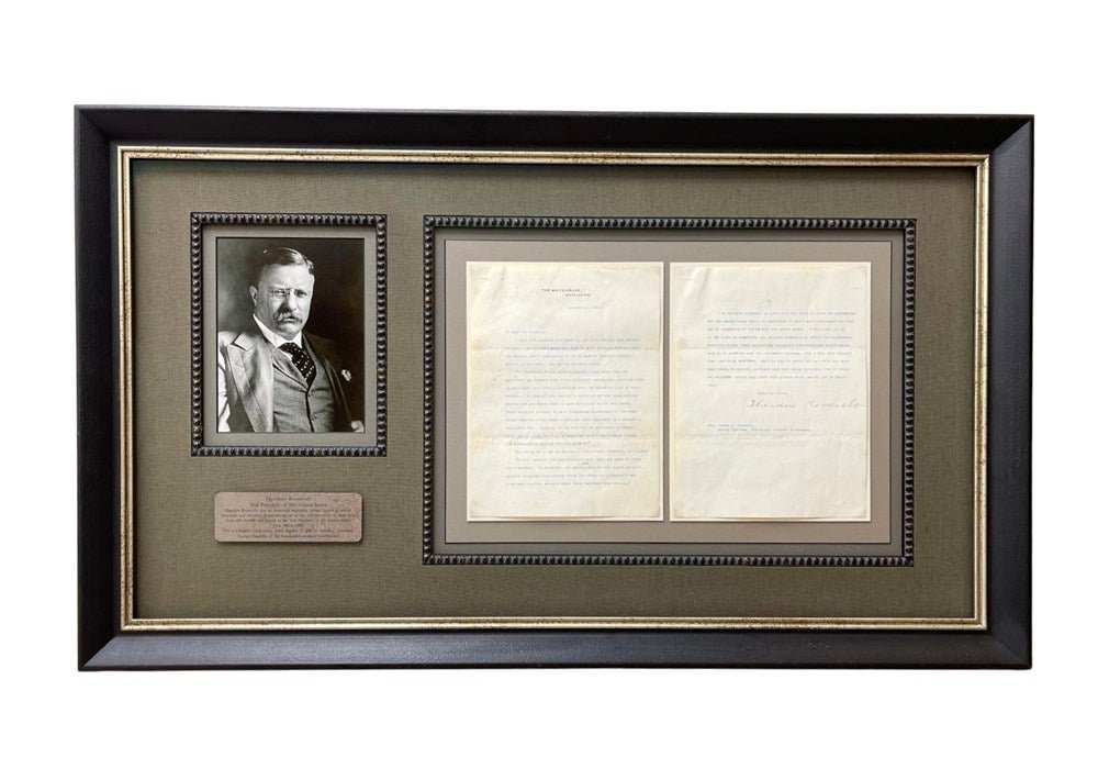 Theodore Roosevelt Signed Typed Letter, Dated October 13, 1906 - The Great Republic