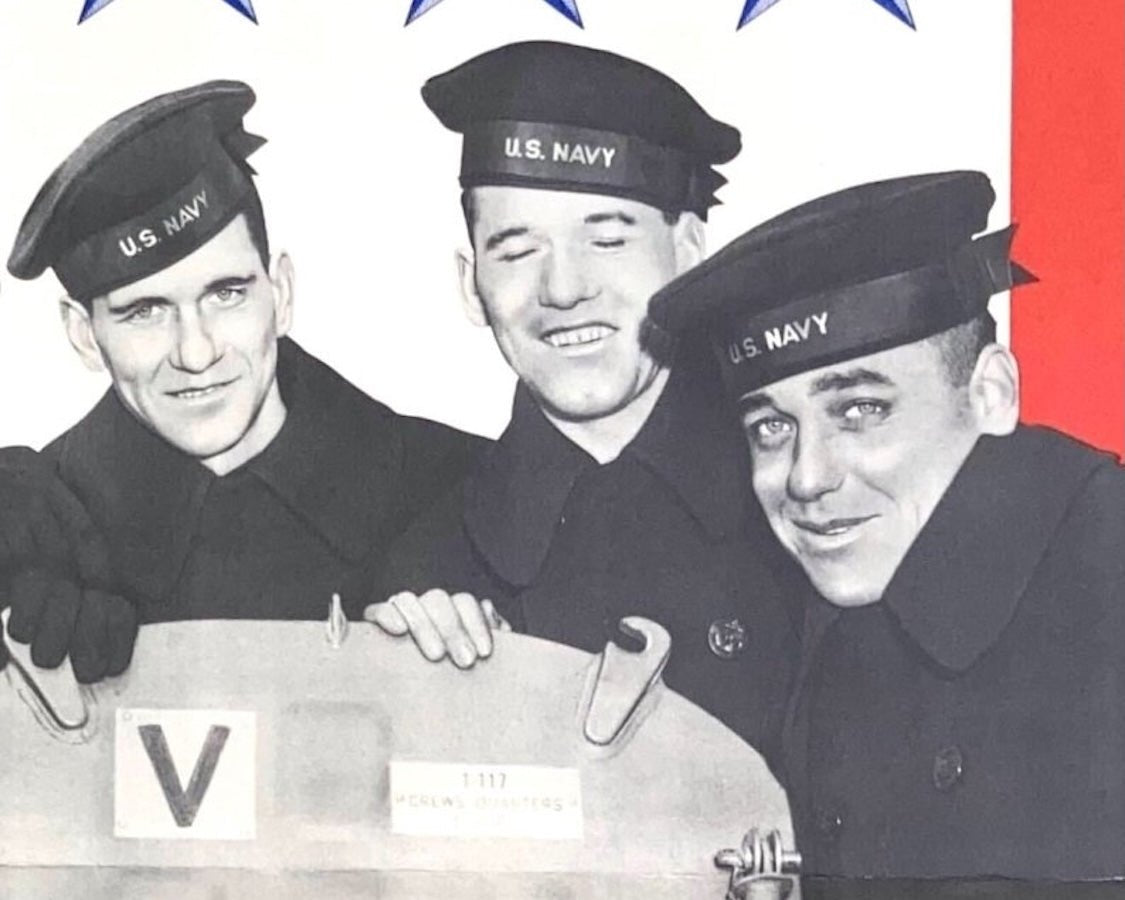 "They Did Their Part" Vintage WWII Poster, 1943 - The Great Republic