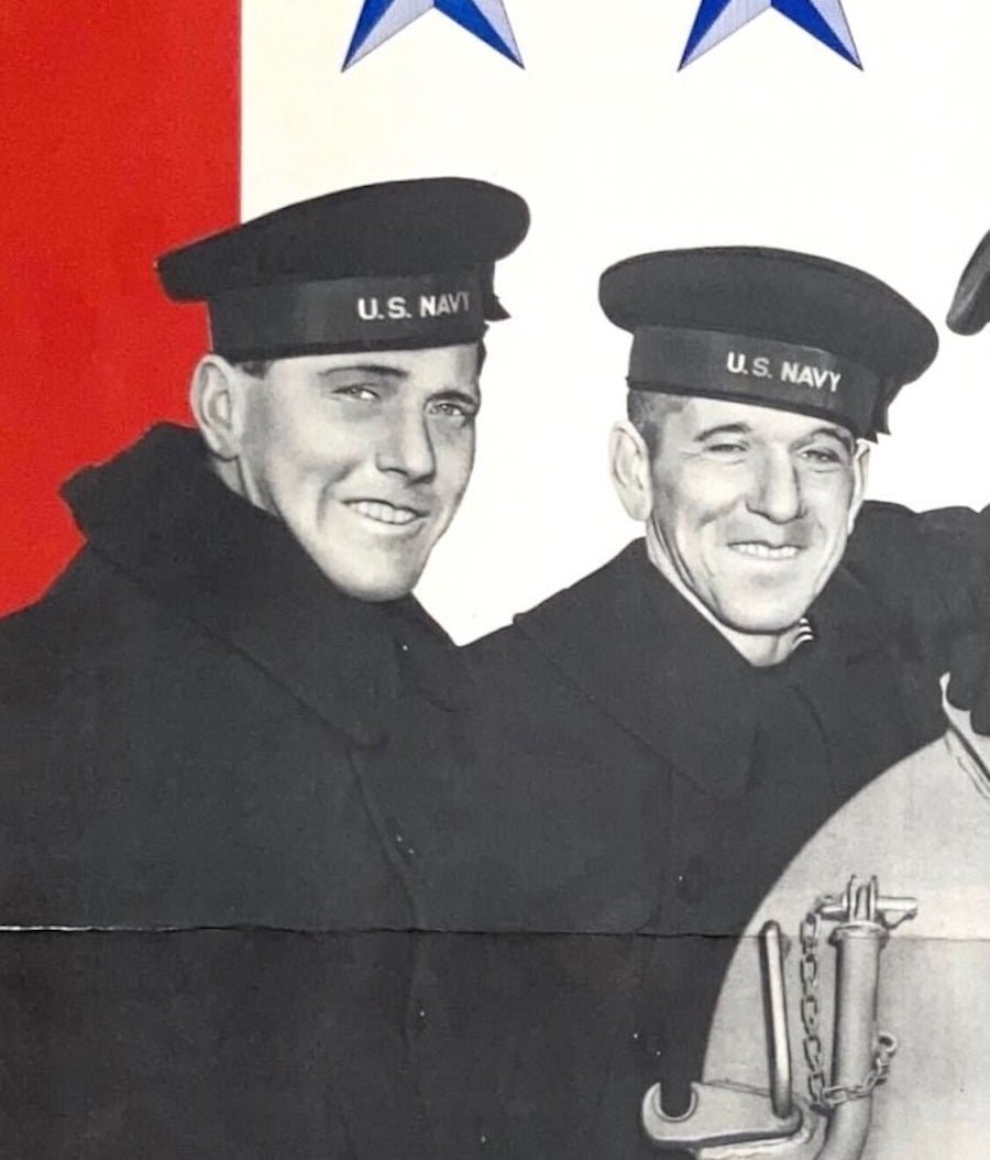 "They Did Their Part" Vintage WWII Poster, 1943 - The Great Republic