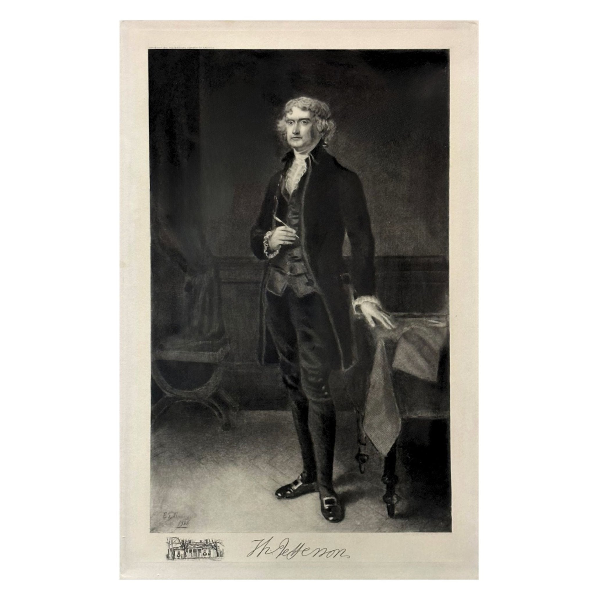Thomas Jefferson Photogravure, after Andrews, 1901 - The Great Republic