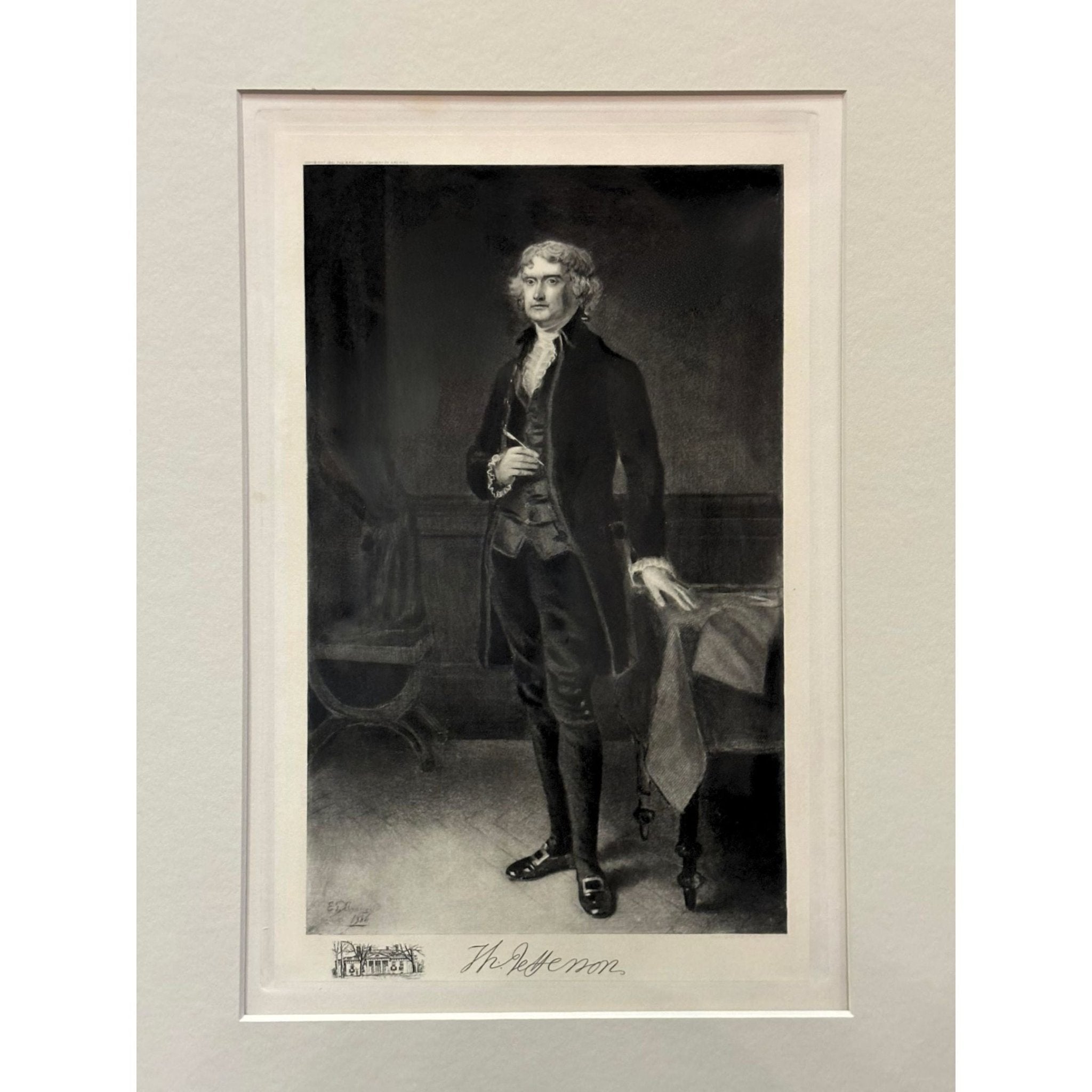Thomas Jefferson Photogravure, after Andrews, 1901 - The Great Republic