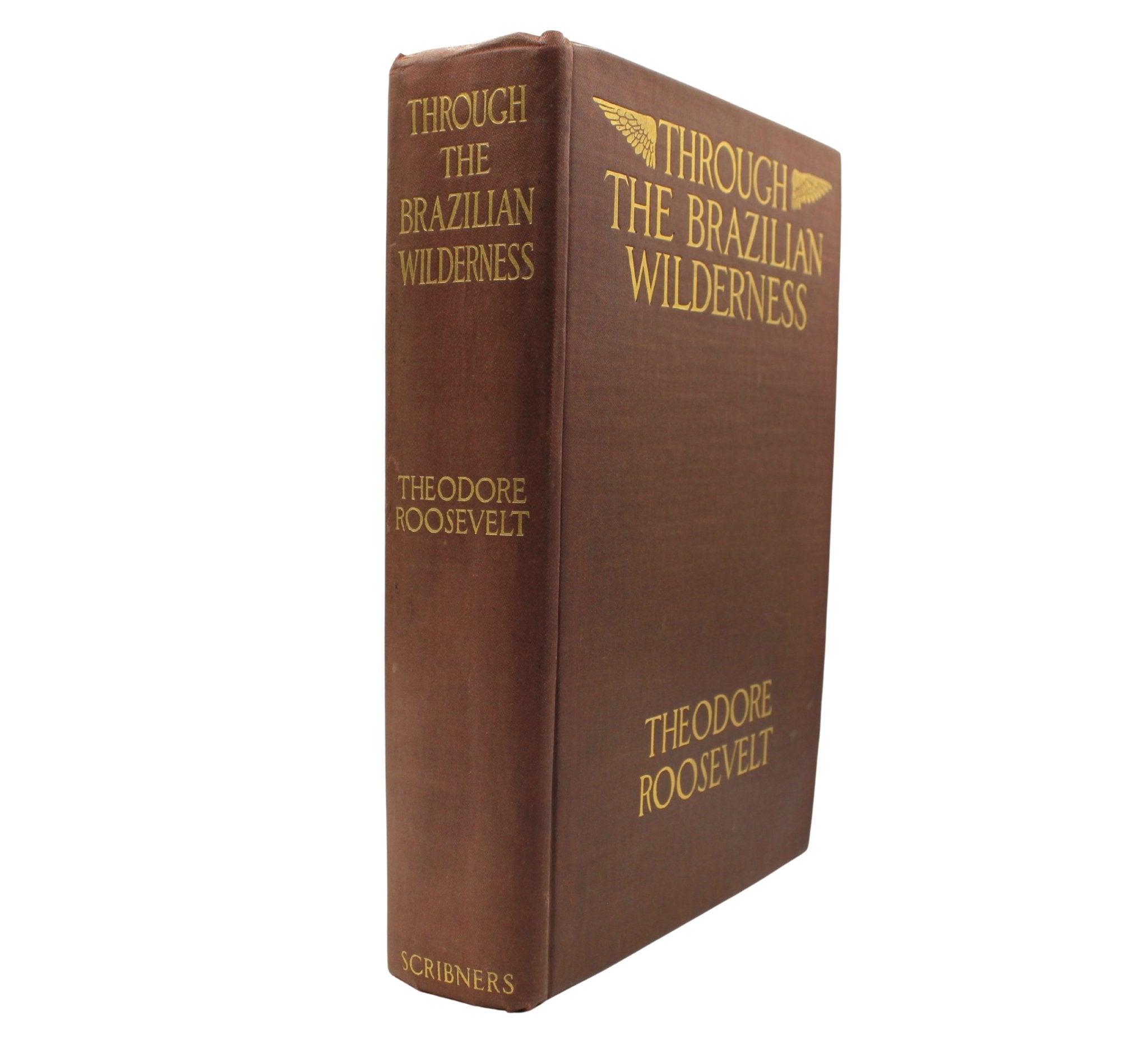 Through the Brazilian Wilderness by Theodore Roosevelt, First Edition, in Original Boards, 1914 - The Great Republic