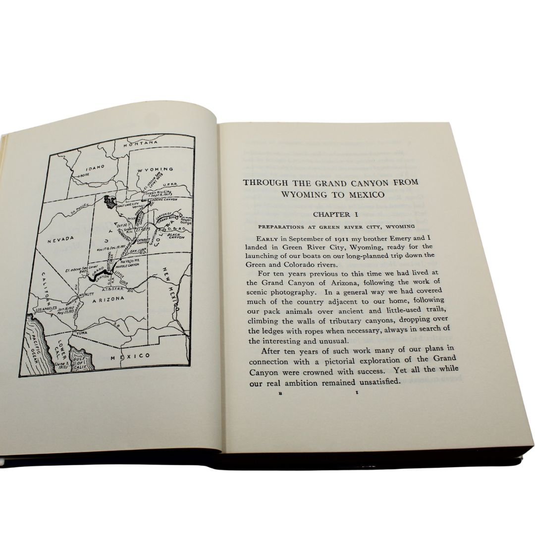 Through the Grand Canyon from Wyoming to Mexico, by Ellsworth L. Kolb, Signed by Emery Kolb, with Dust Jacket, 1963 - The Great Republic