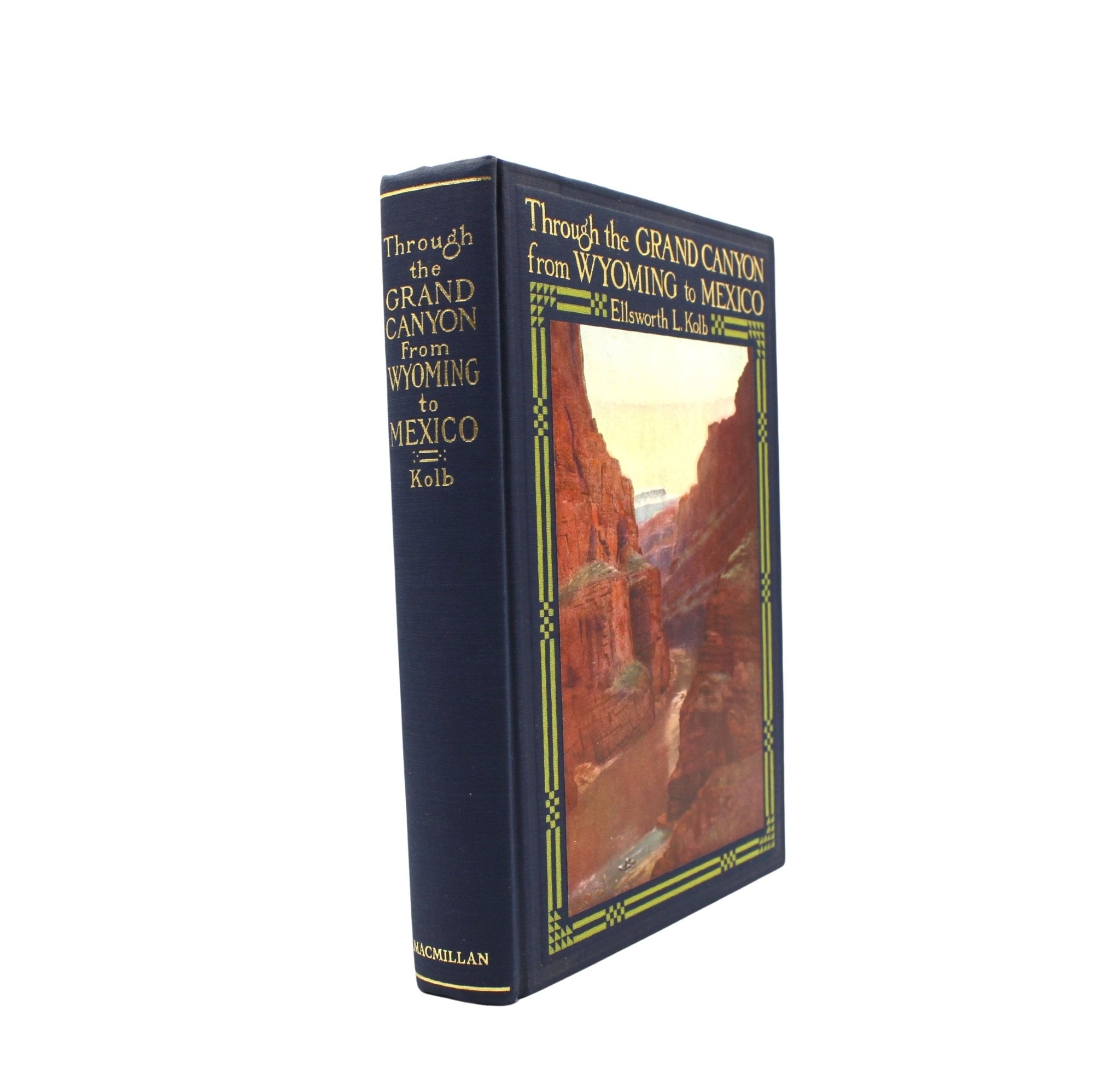 Through the Grand Canyon from Wyoming to Mexico, by Ellsworth L. Kolb, Signed by Emery Kolb, with Dust Jacket, 1963 - The Great Republic