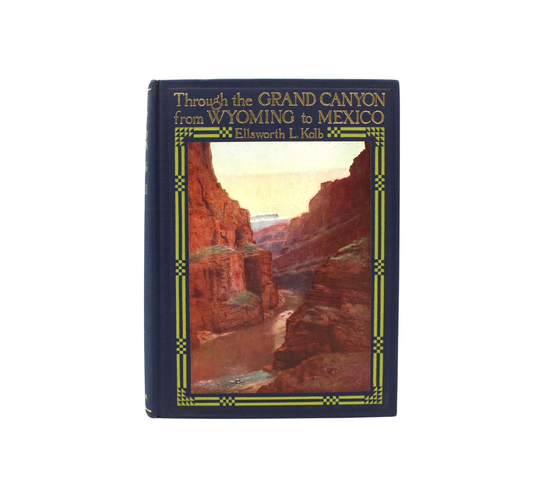 Through the Grand Canyon from Wyoming to Mexico, by Ellsworth L. Kolb, Signed by Emery Kolb, with Dust Jacket, 1963 - The Great Republic
