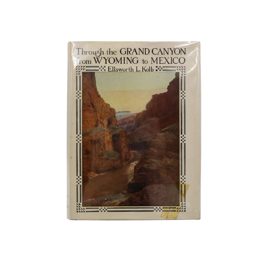Through the Grand Canyon from Wyoming to Mexico, by Ellsworth L. Kolb, Signed by Emery Kolb, with Dust Jacket, 1963 - The Great Republic