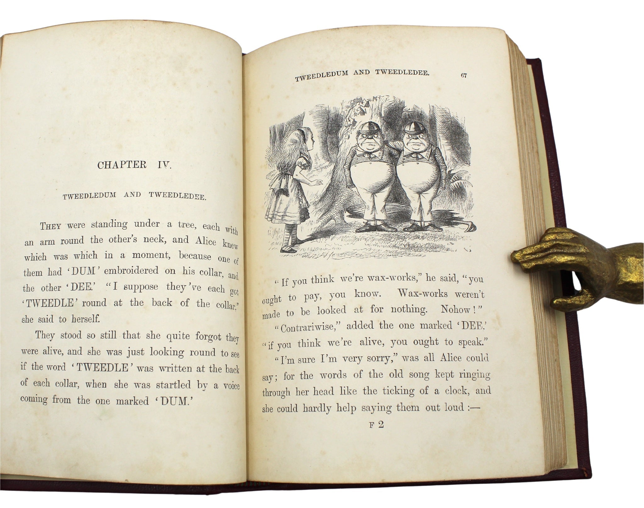 Through the Looking - Glass and What Alice Found There by Lewis Carroll, First UK Edition, 1872 - The Great Republic