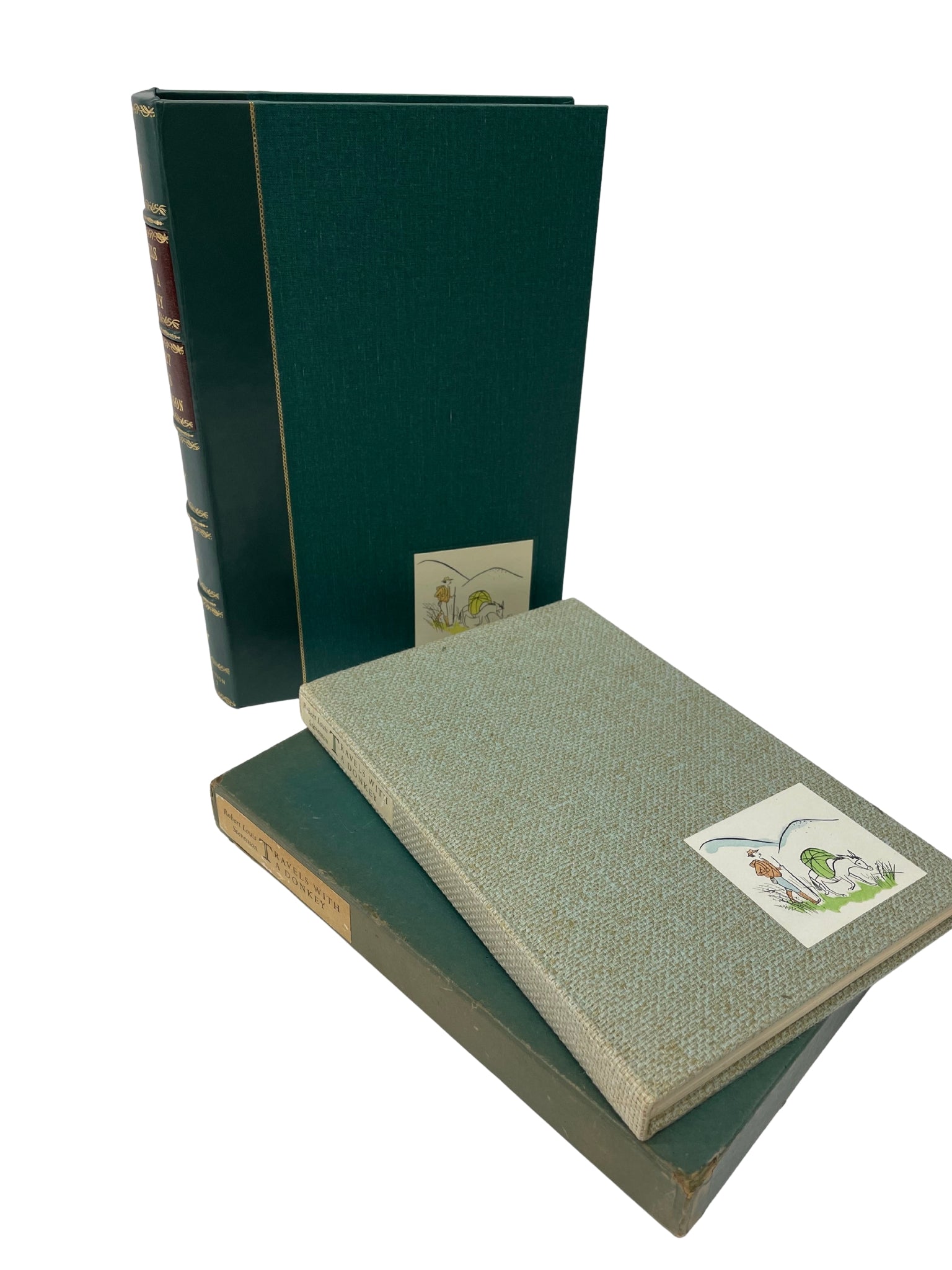 Travels with a Donkey in the Cevennes by Robert Louis Stevenson, Illustrated by Roger Duvoisin, Artist Signed Limited Edition, 1957 - The Great Republic