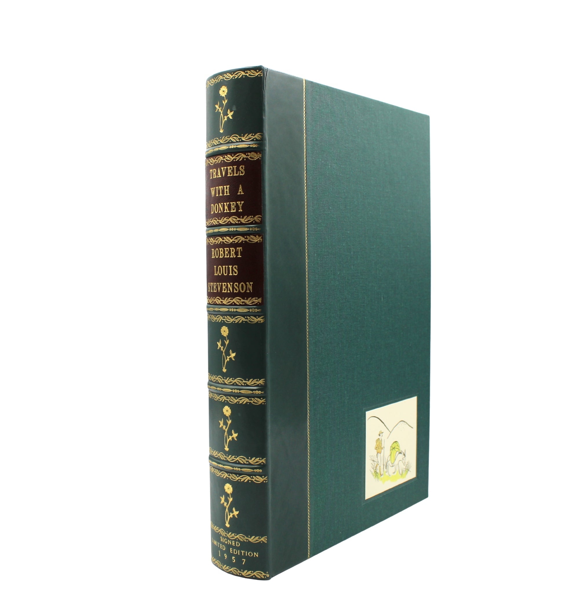 Travels with a Donkey in the Cevennes by Robert Louis Stevenson, Illustrated by Roger Duvoisin, Artist Signed Limited Edition, 1957 - The Great Republic