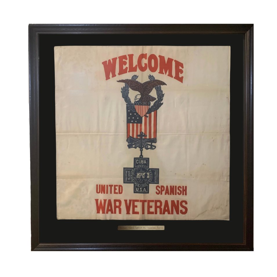 United Spanish Veterans "Welcome" Banner - The Great Republic