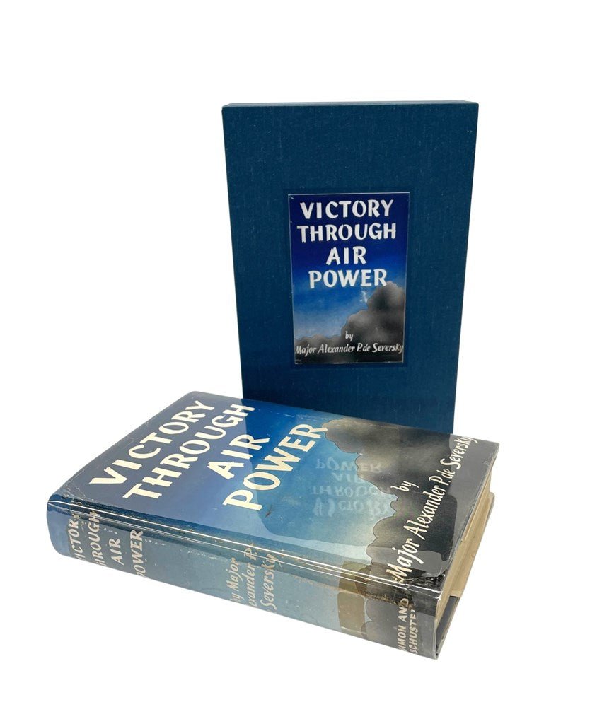 Victory Through Air Power By Major Alexander P. De Seversky, Signed and Inscribed, in Original Dust Jacket, 1942 - The Great Republic