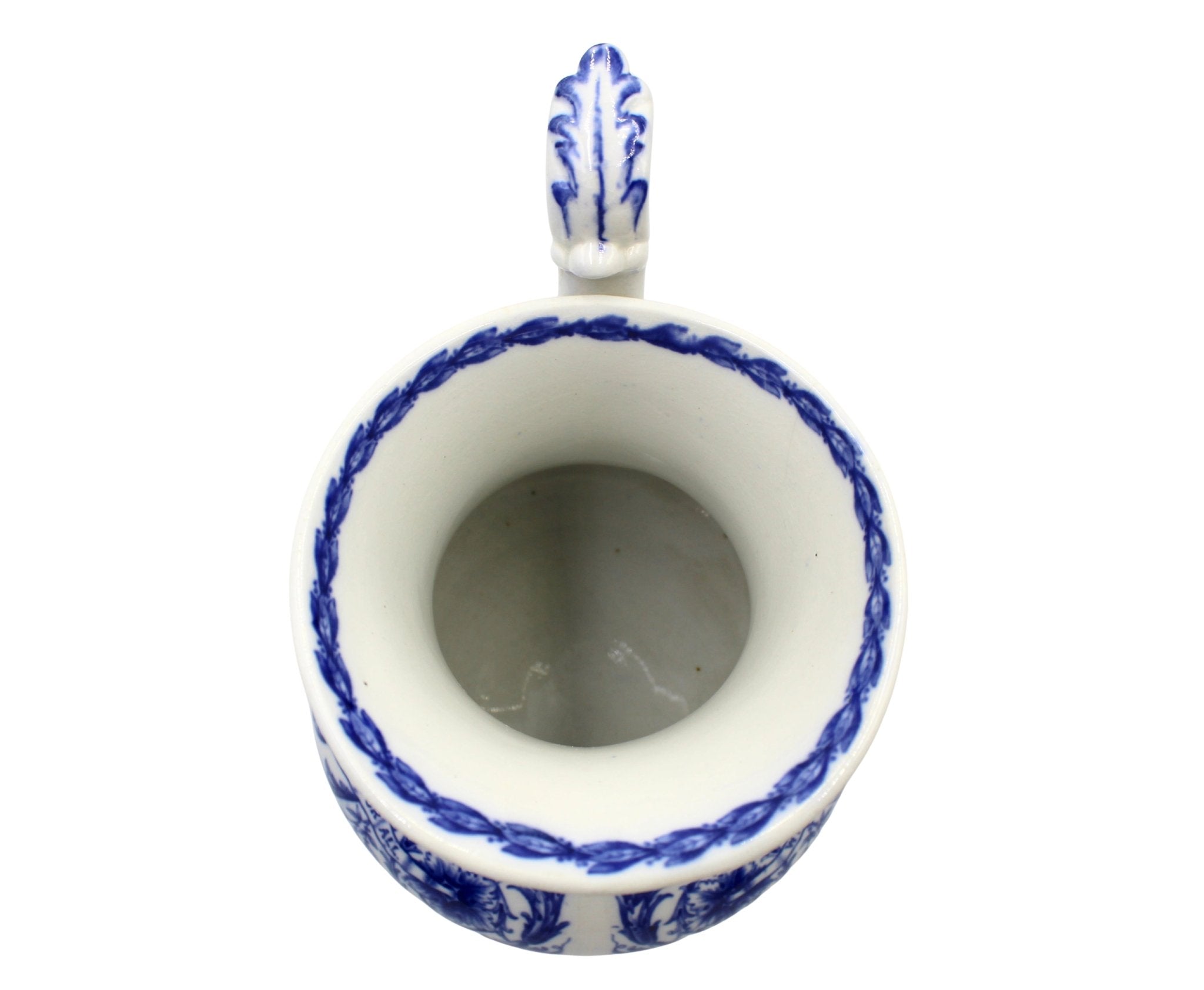 Vintage Abraham Lincoln Blue Transferware Pitcher by Cauldon - The Great Republic