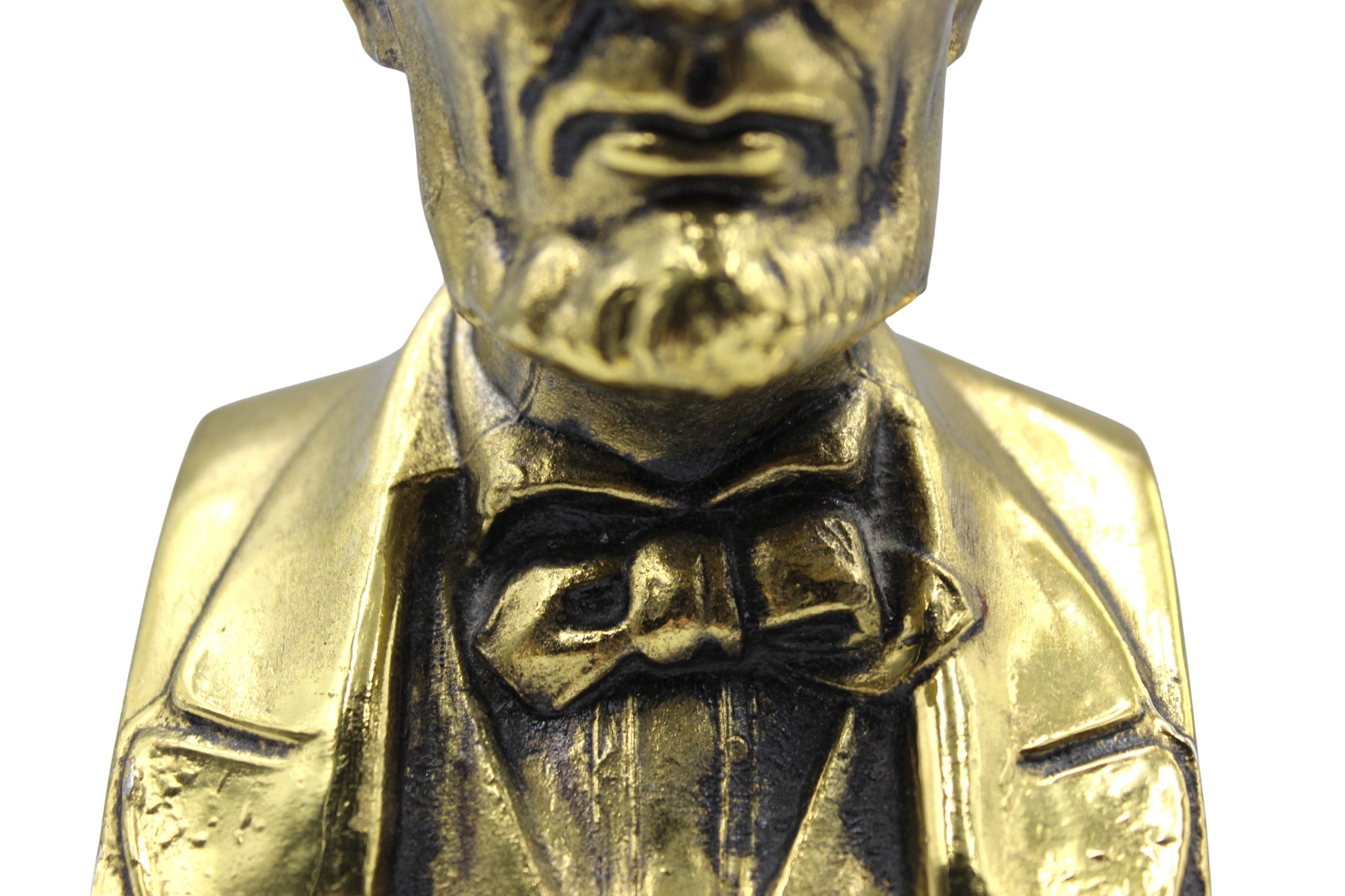 Vintage Abraham Lincoln Bust Bookends - The Great Republic
