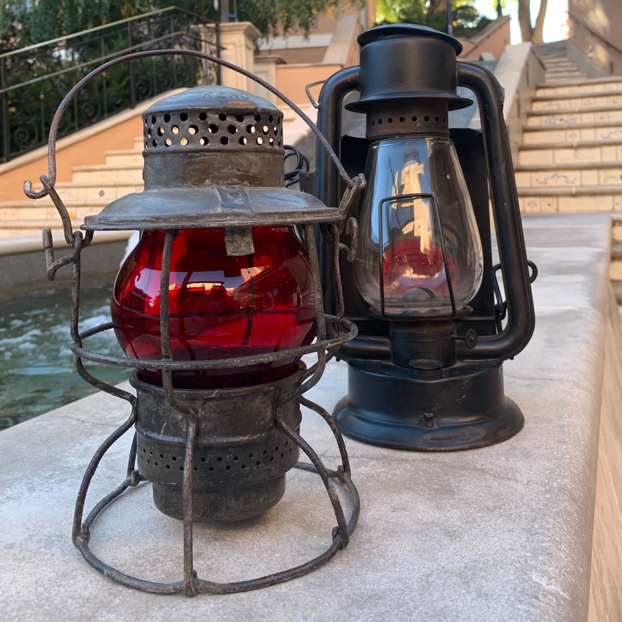 Vintage Adlake RR Lantern, 1945 - 1965 - The Great Republic