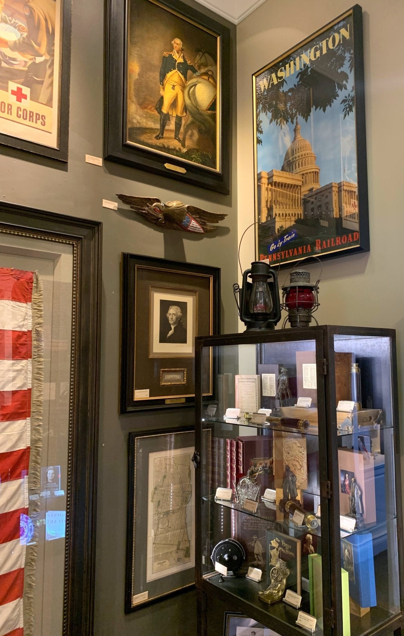 Vintage Adlake RR Lantern, 1945 - 1965 - The Great Republic