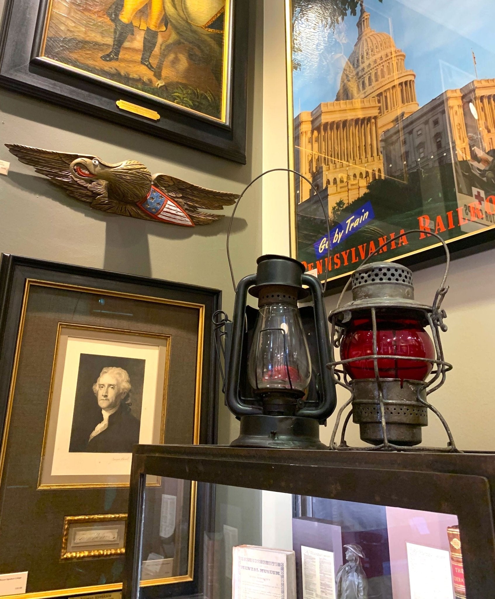 Vintage Adlake RR Lantern, 1945 - 1965 - The Great Republic