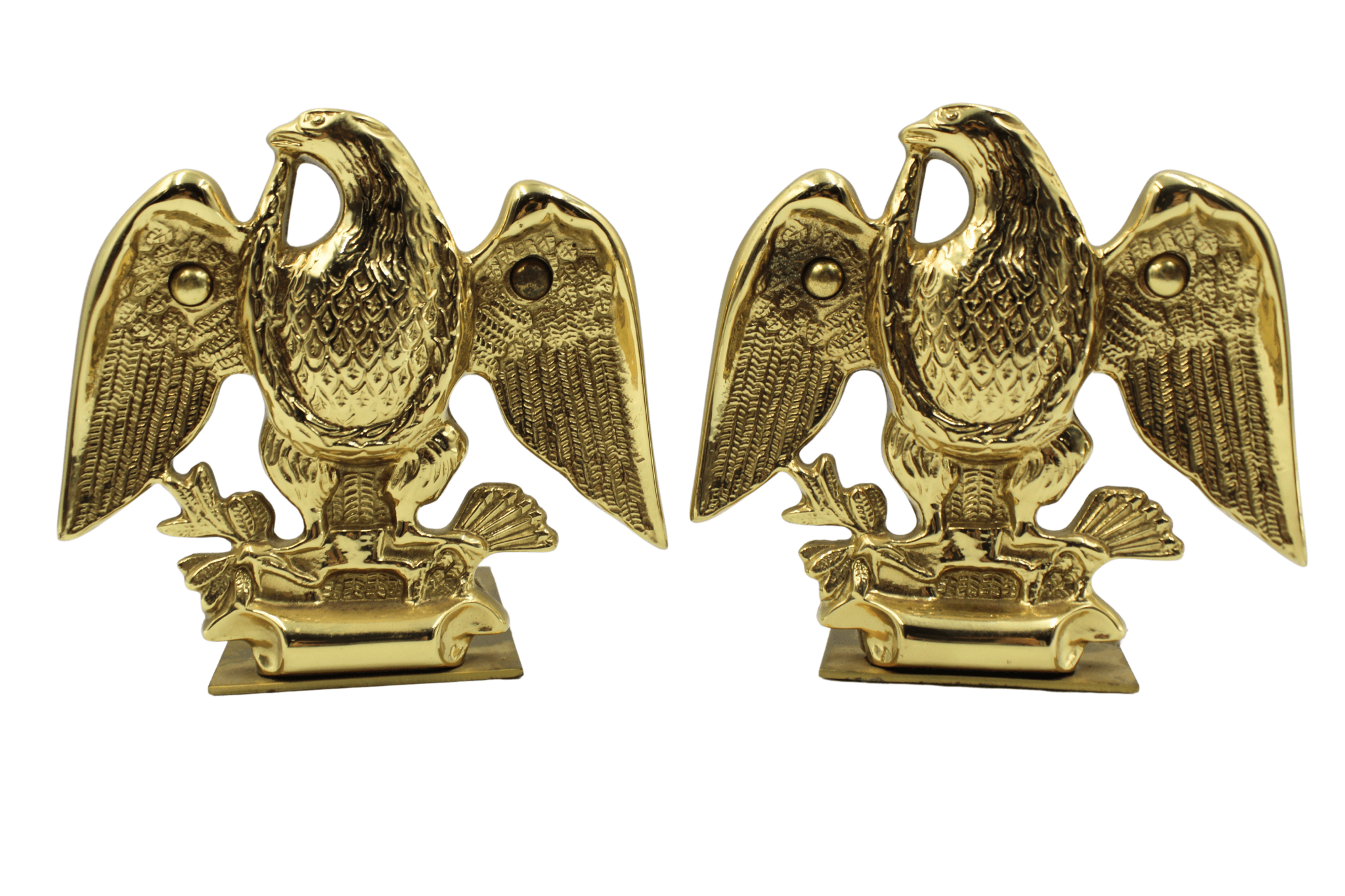 Vintage American Eagle Bookends by Baldwin Brass - The Great Republic