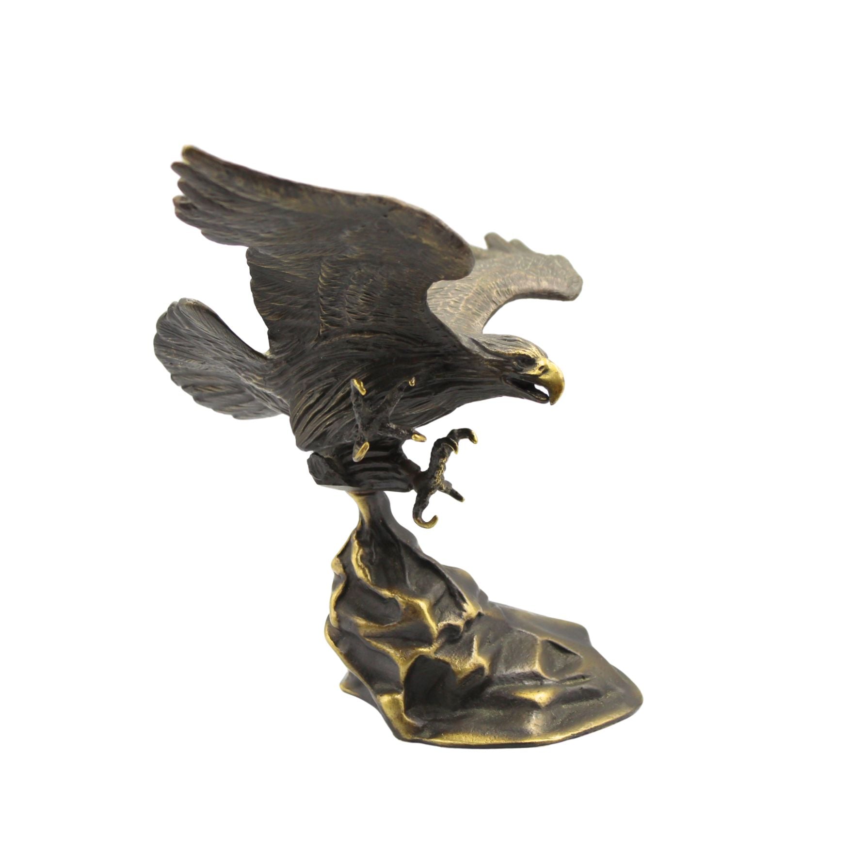 Vintage Bronze Eagle on Rocks, Late 20th Century - The Great Republic