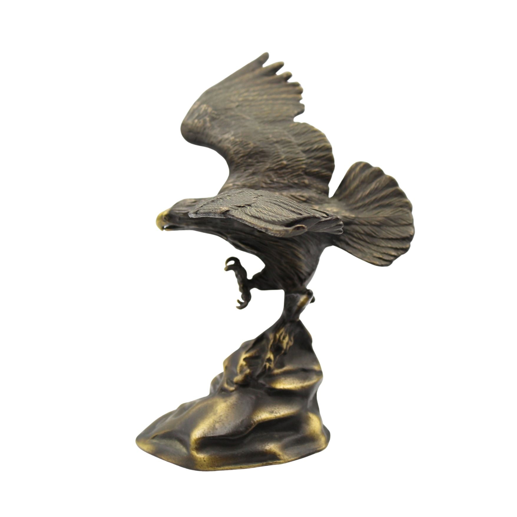 Vintage Bronze Eagle on Rocks, Late 20th Century - The Great Republic