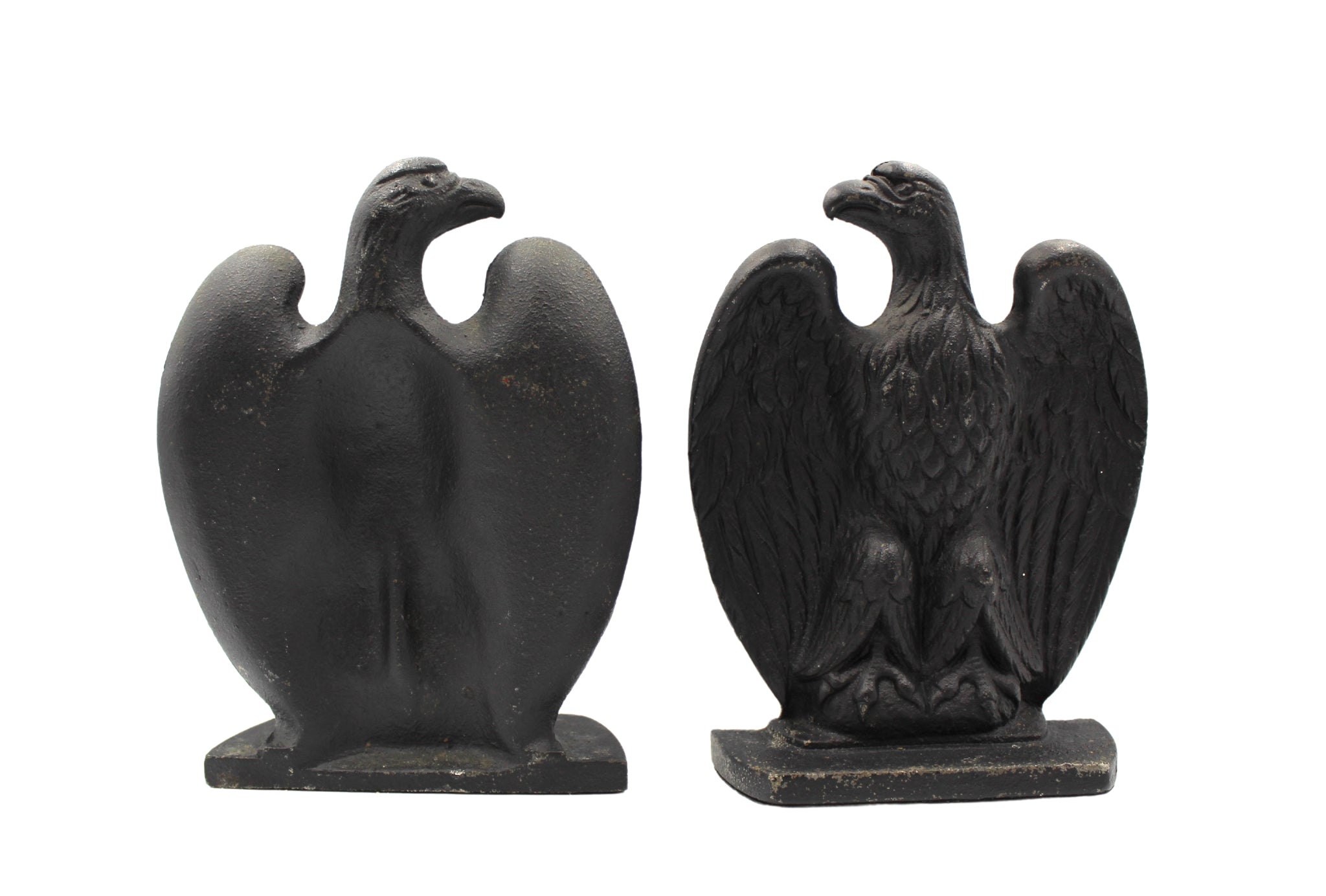 Vintage Cast Iron Eagle Bookends - The Great Republic