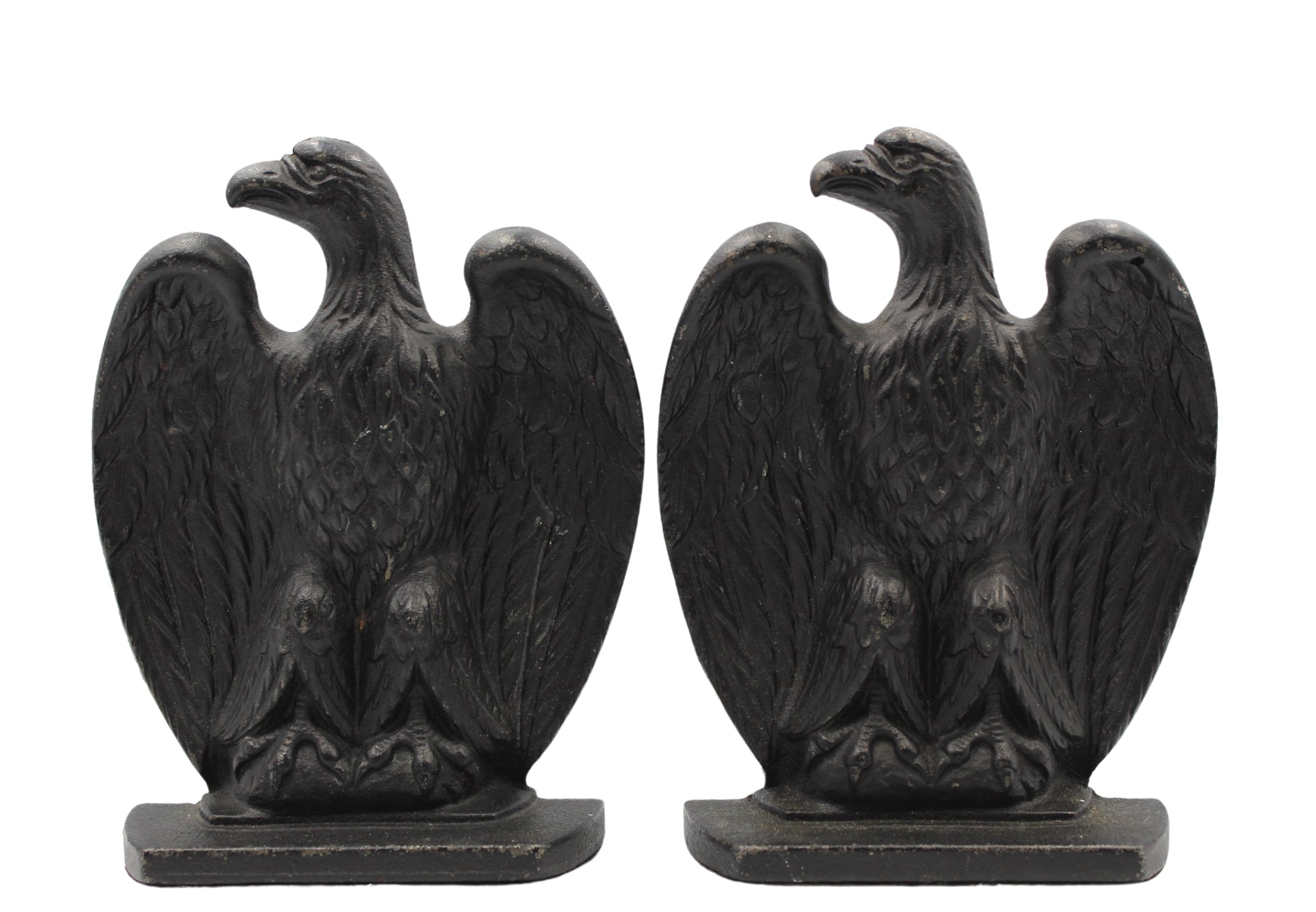 Vintage Cast Iron Eagle Bookends - The Great Republic