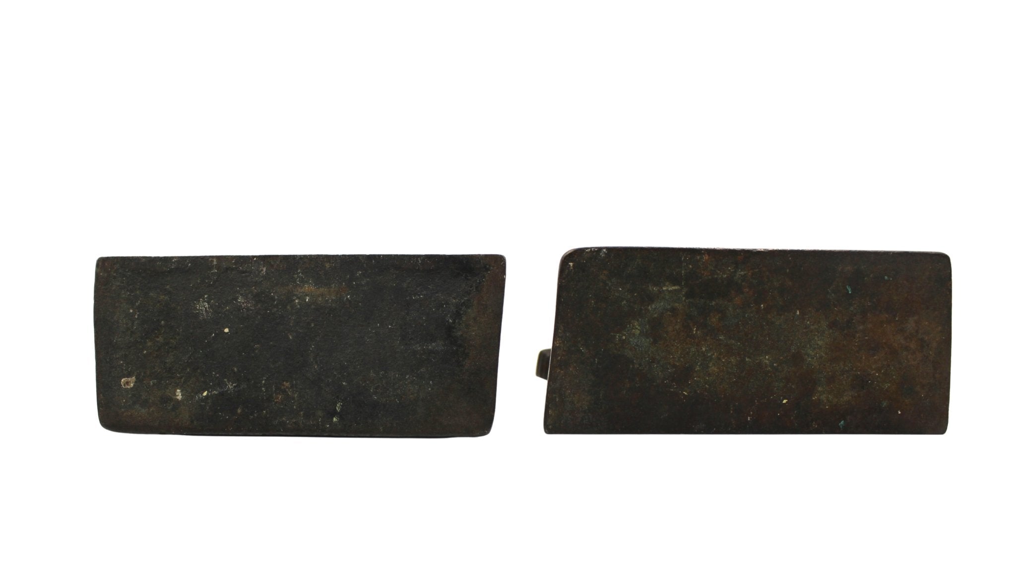 Vintage Cast Iron Liberty Bell Bookends - The Great Republic
