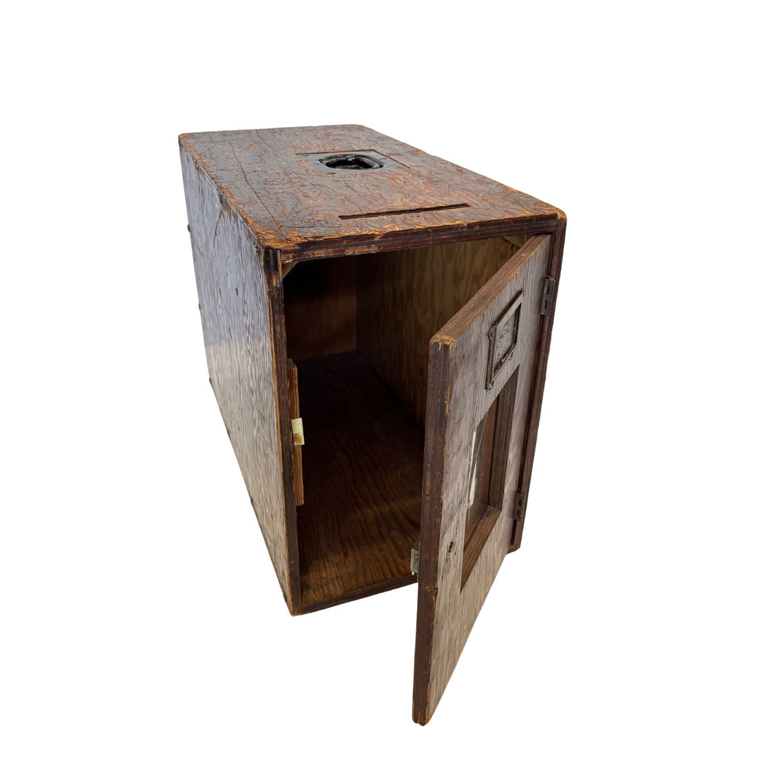 Vintage Chicago Wooden Ballot Box, circa 1920s - The Great Republic