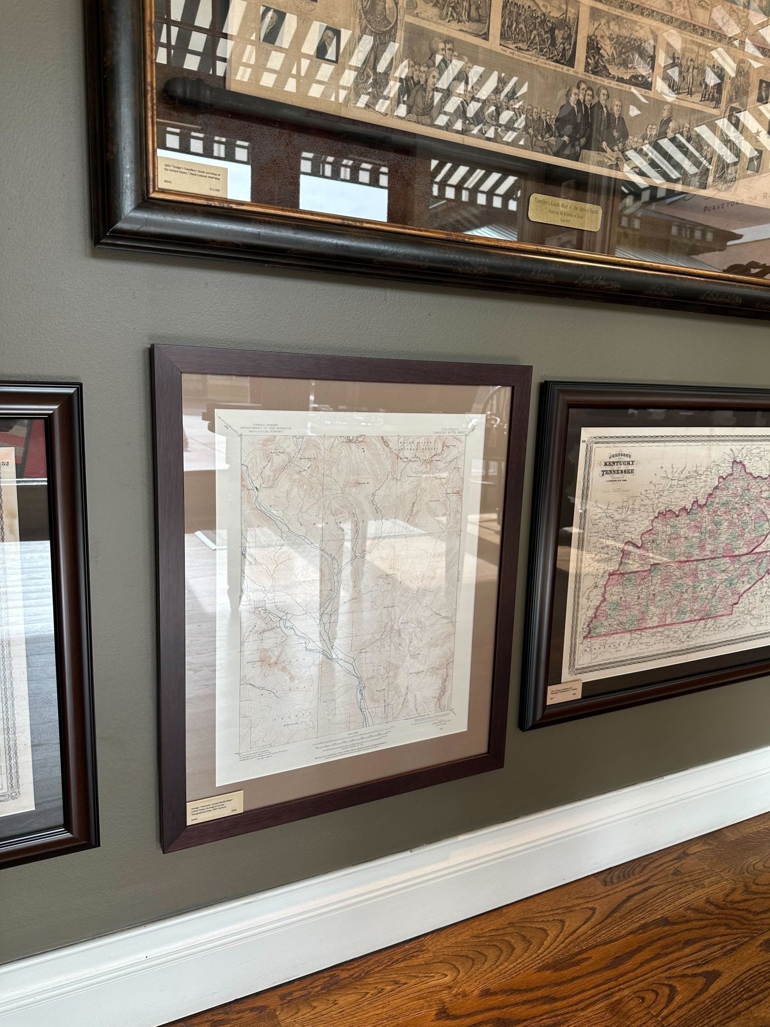 Vintage "Colorado, Crested Butte Sheet" United States Geological Survey Topographical Map, 20th Century - The Great Republic