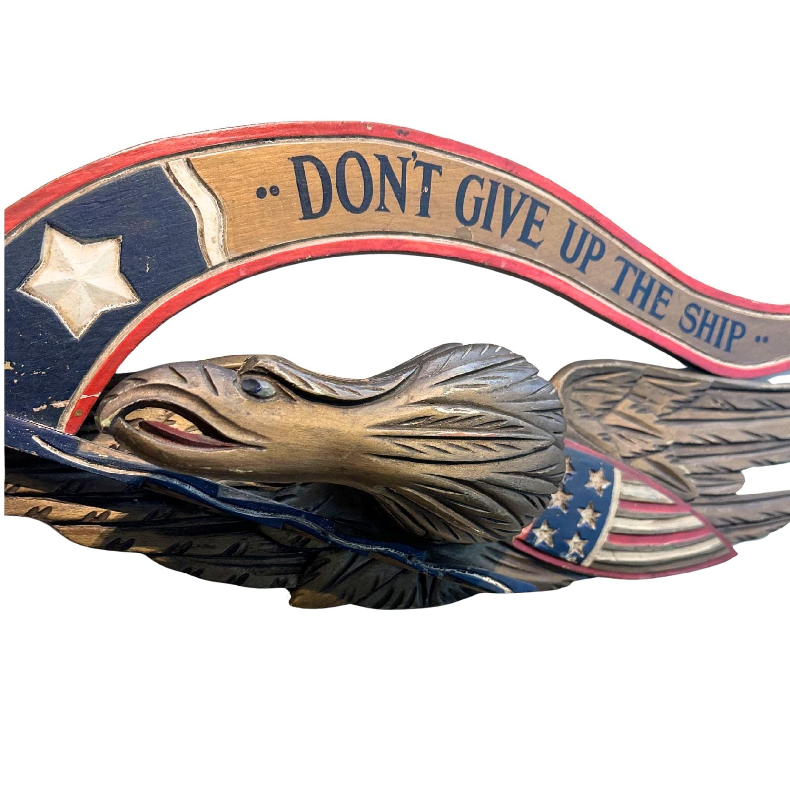 Vintage "Don't Give Up The Ship" Bellamy Style Eagle - The Great Republic