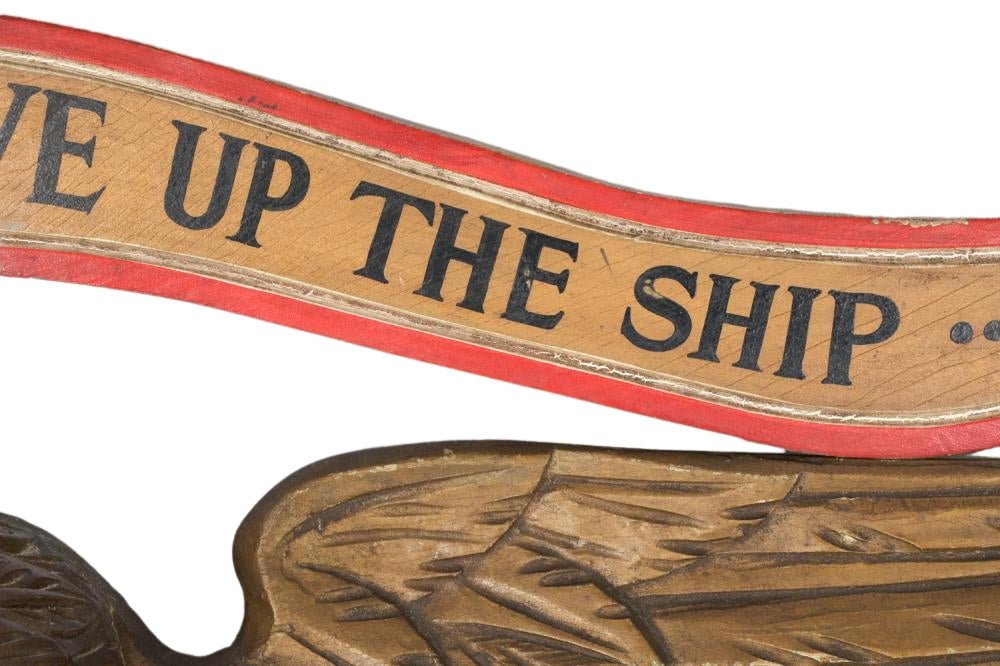 Vintage "Don't Give Up The Ship" Bellamy Style Eagle - The Great Republic