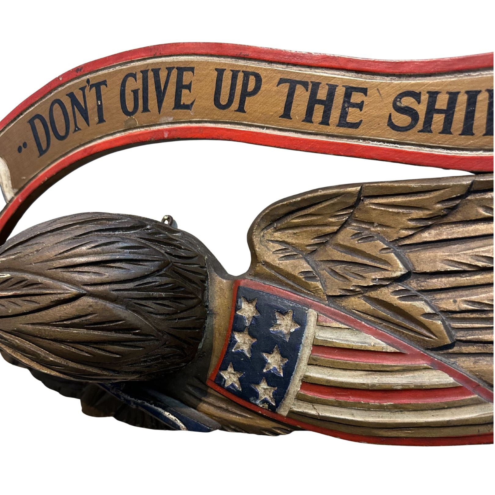 Vintage "Don't Give Up The Ship" Bellamy Style Eagle - The Great Republic