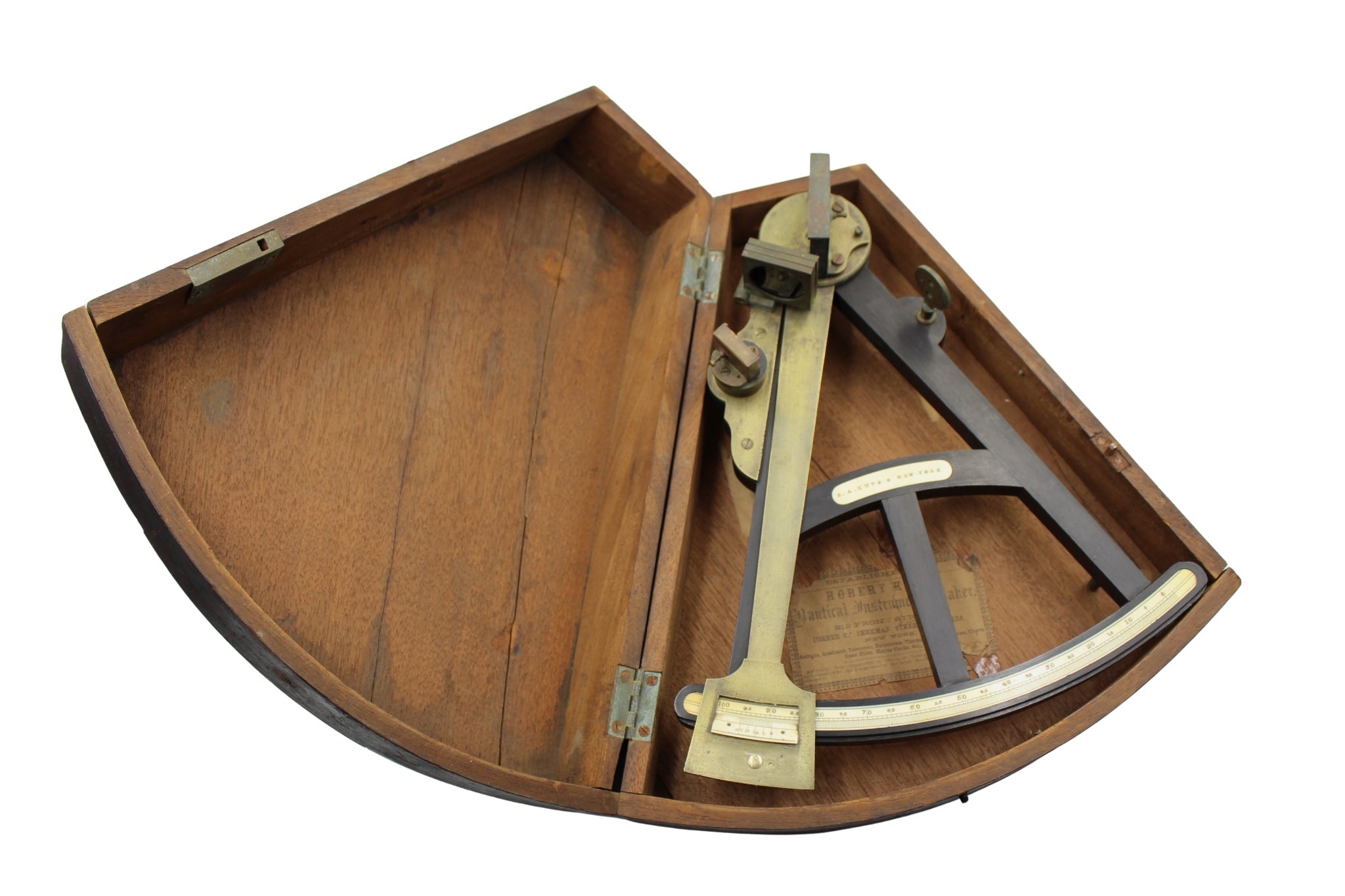 Vintage E. A. Kutz Cased Sextant, 19th Century - The Great Republic