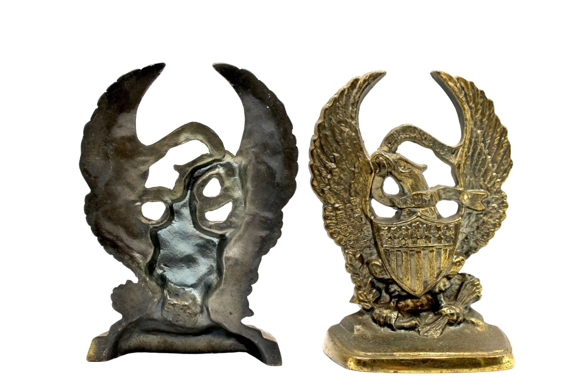 Vintage "E. Pluribus Unum" Eagle Bookends - The Great Republic