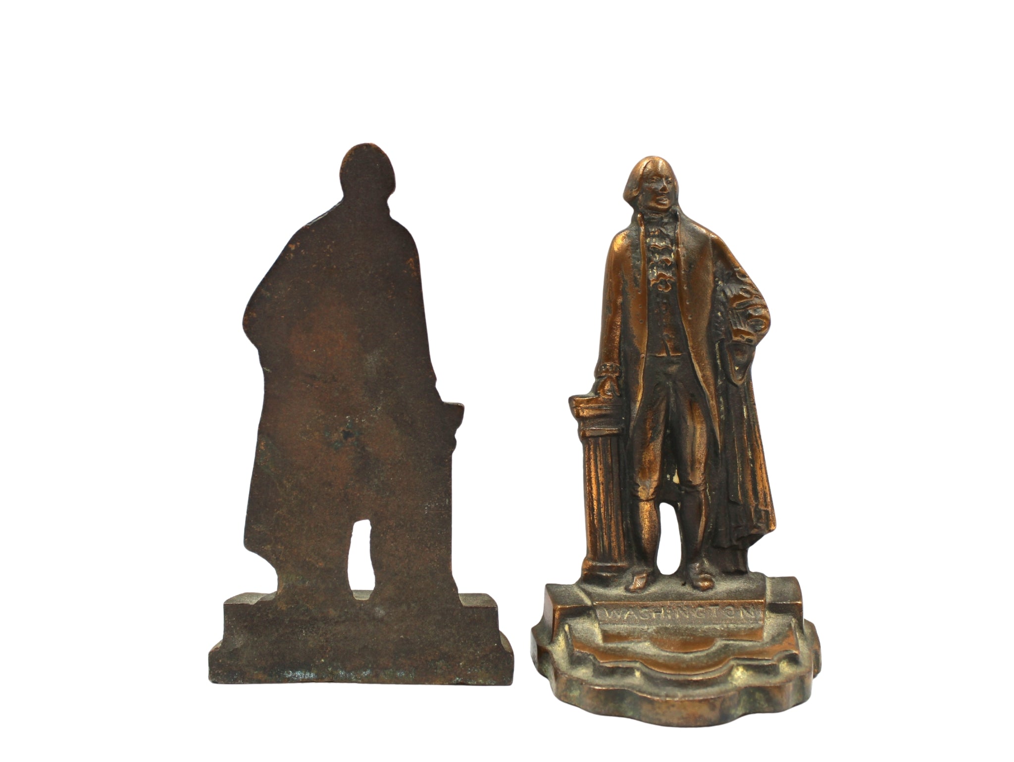 Vintage George Washington Standing Bookends - The Great Republic