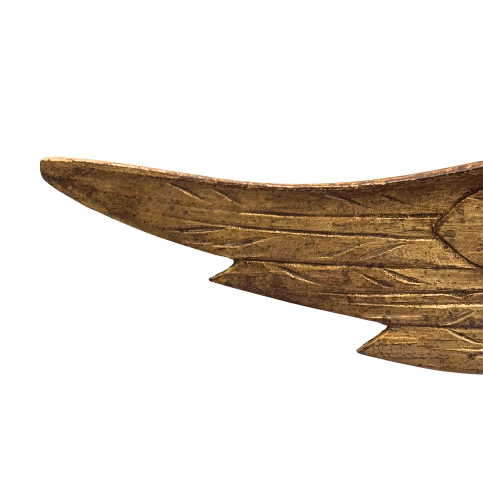 Vintage Hand - Carved and Hand - Painted Bellamy - Style Eagle, Signed by Walter Ketzler, Mid 20th Century - The Great Republic