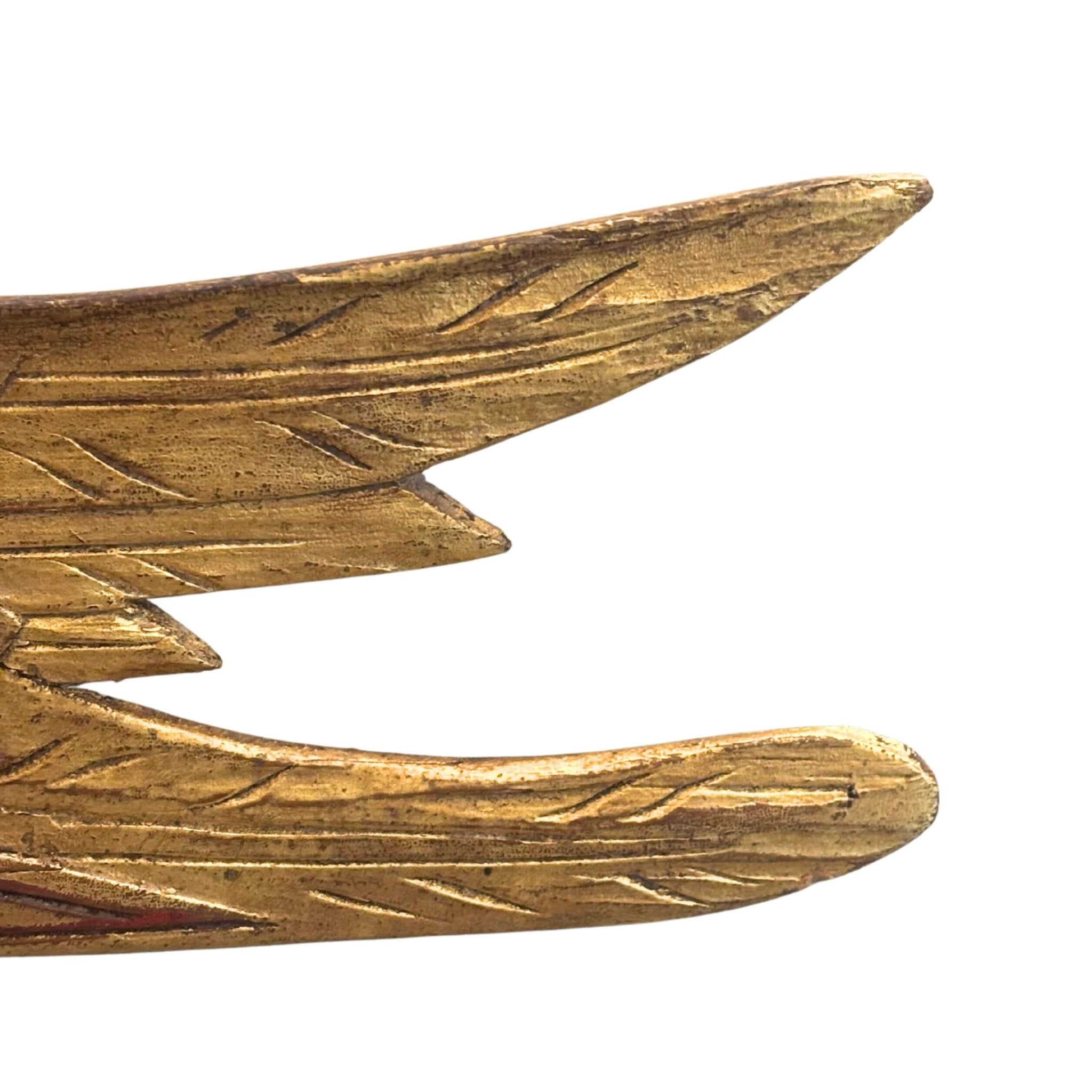 Vintage Hand - Carved and Hand - Painted Bellamy - Style Eagle, Signed by Walter Ketzler, Mid 20th Century - The Great Republic
