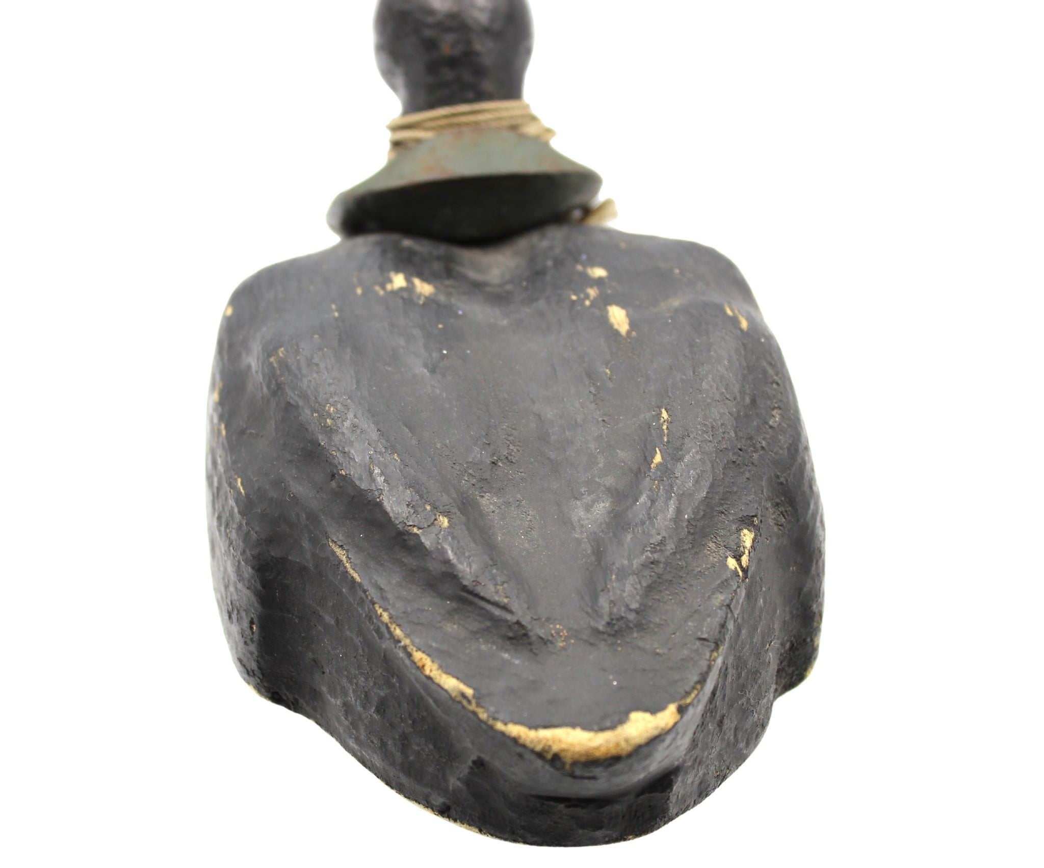 Vintage Hand - Carved and Hand - Painted Black Duck Decoy - The Great Republic